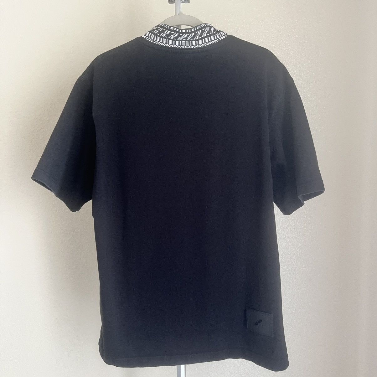 WE11DONE WE11DONE Black High Neck Logo 1/2 T-Shirt Size S Size US S / EU 44-46 / 1 - 5 Thumbnail