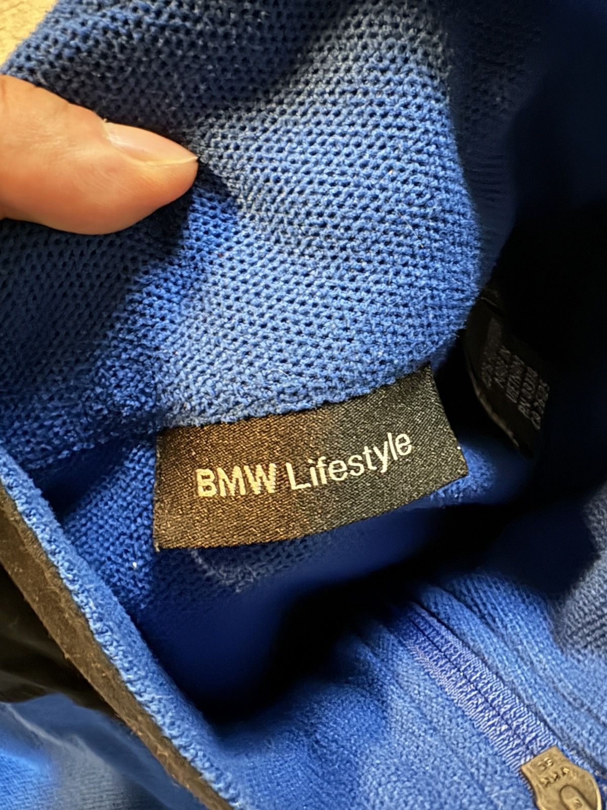 BMW BMW Lifestyle Fleece Full Zip Sweater Blue Size Large Size US L / EU 52-54 / 3 - 5 Thumbnail