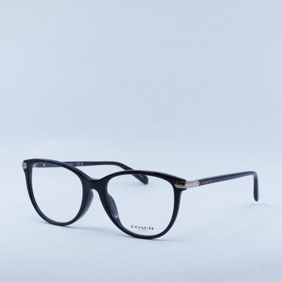 image of New Coach Hc6220F 5002 Black Eyeglasses, Women's