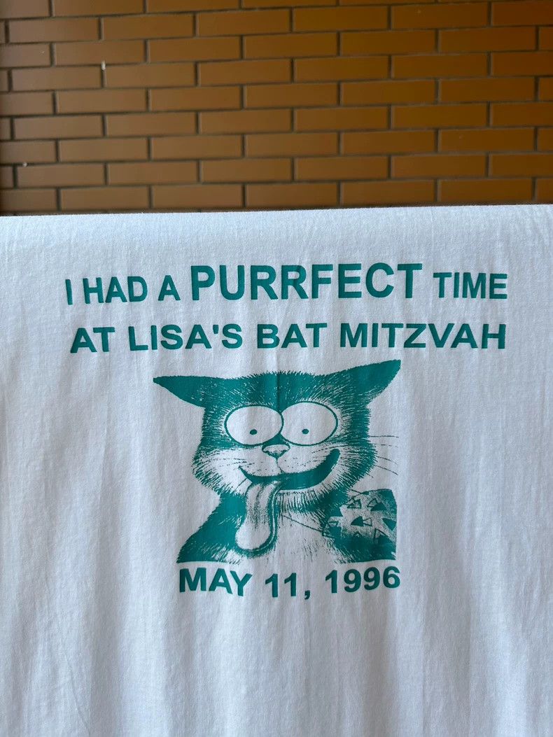 Vintage Vintage Tee 1996 Had a purrfect time 2505-Nextarrow Size US XL / EU 56 / 4 - 4 Thumbnail