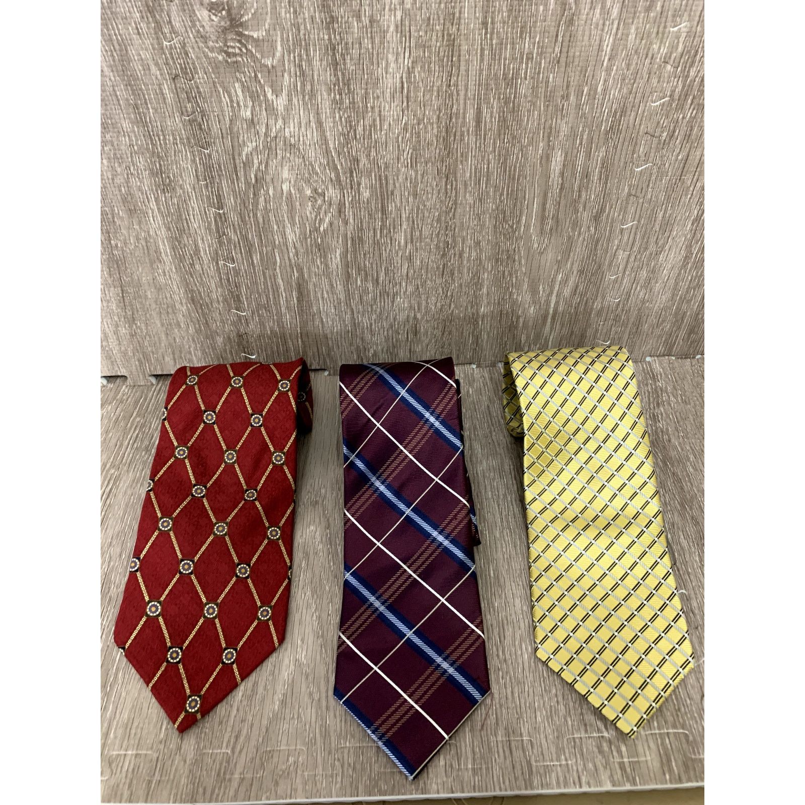 Nautica Nautica Men's Silk Tie Set 3pc Geometric Multicolor Classic Size ONE SIZE - 1 Thumbnail