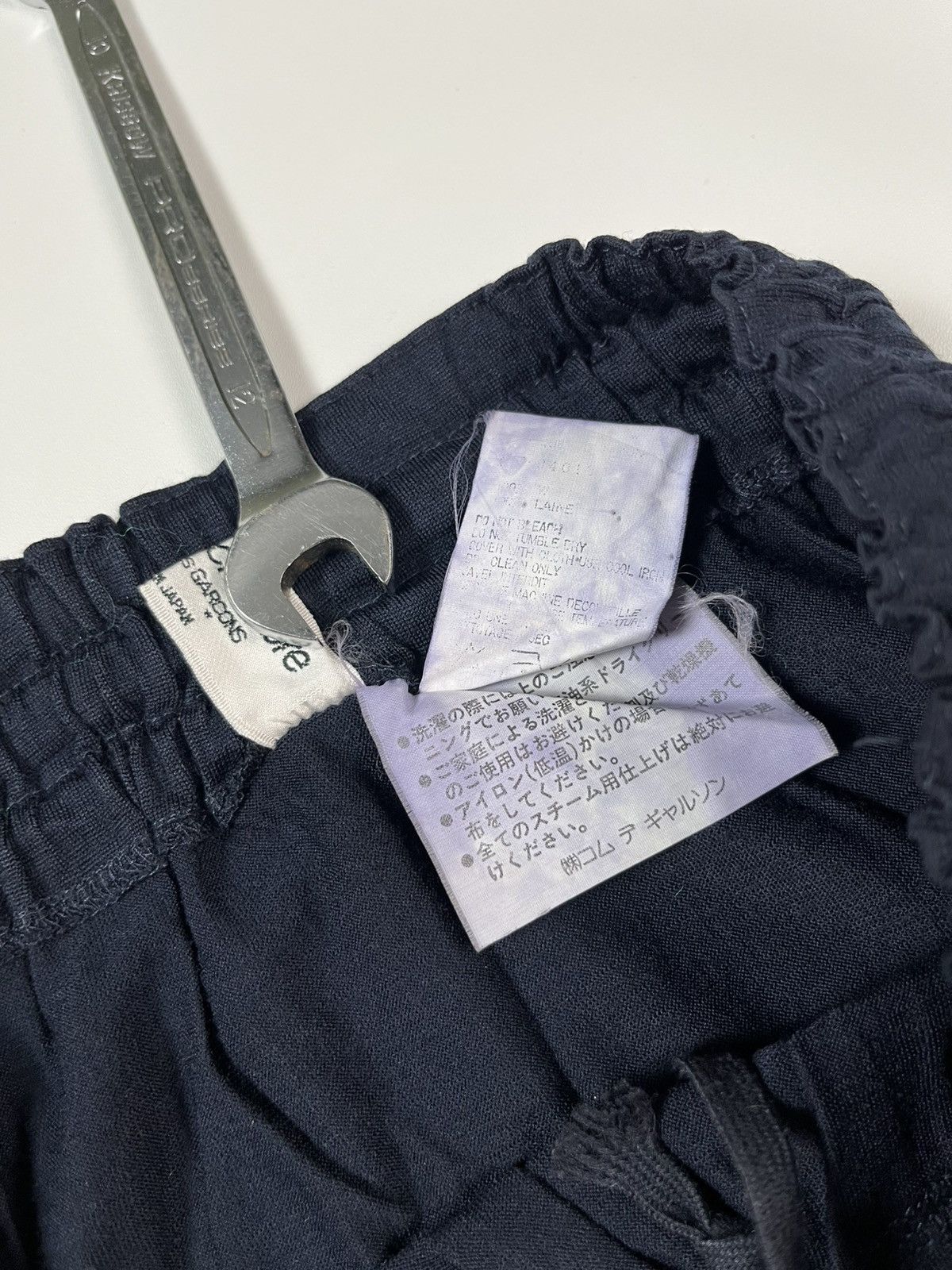 Comme des Garcons ROBE DE CHAMBRE CDG AD1994 DRAWSTING SKIRT Size 27" / US 4 / IT 40 - 6 Thumbnail