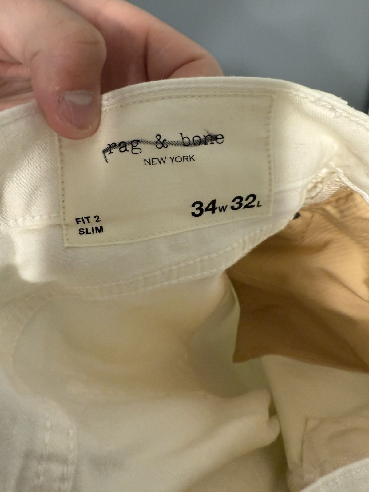 Rag & Bone Rag & Bone denim white jeans size 34 Size US 34 / EU 50 - 7 Thumbnail
