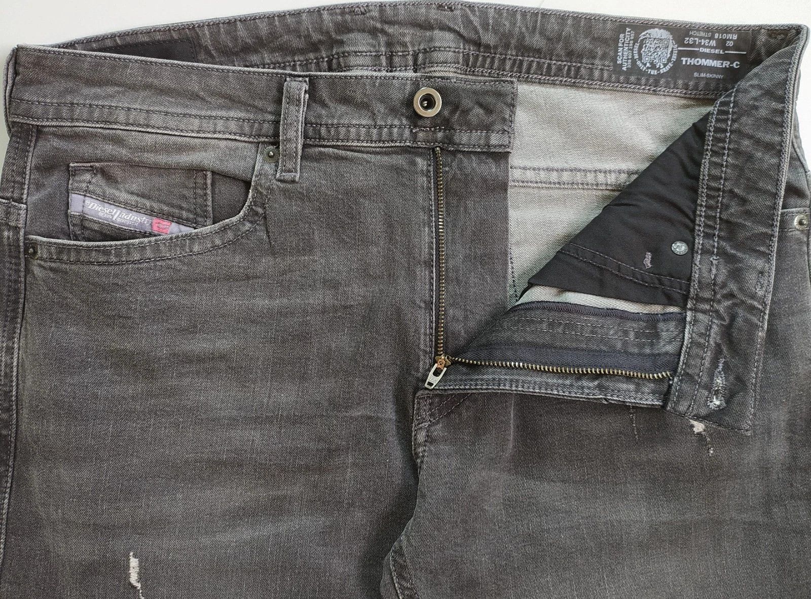 Diesel Diesel THOMMER-C L.32 MENS JEANS T/9796 Size US 34 / EU 50 - 5 Thumbnail