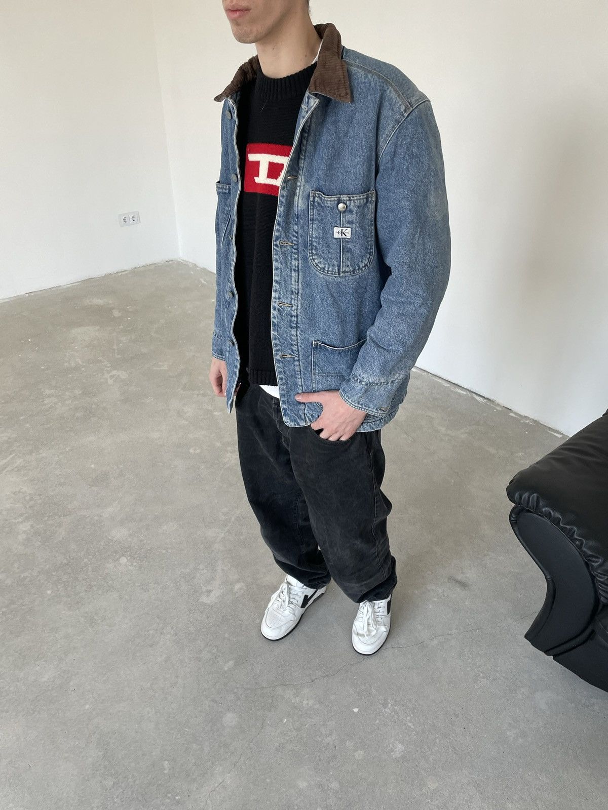 Calvin Klein × Vintage Vintage Calvin Klein denim jacket jeans coach Size US L / EU 52-54 / 3 - 2 Thumbnail