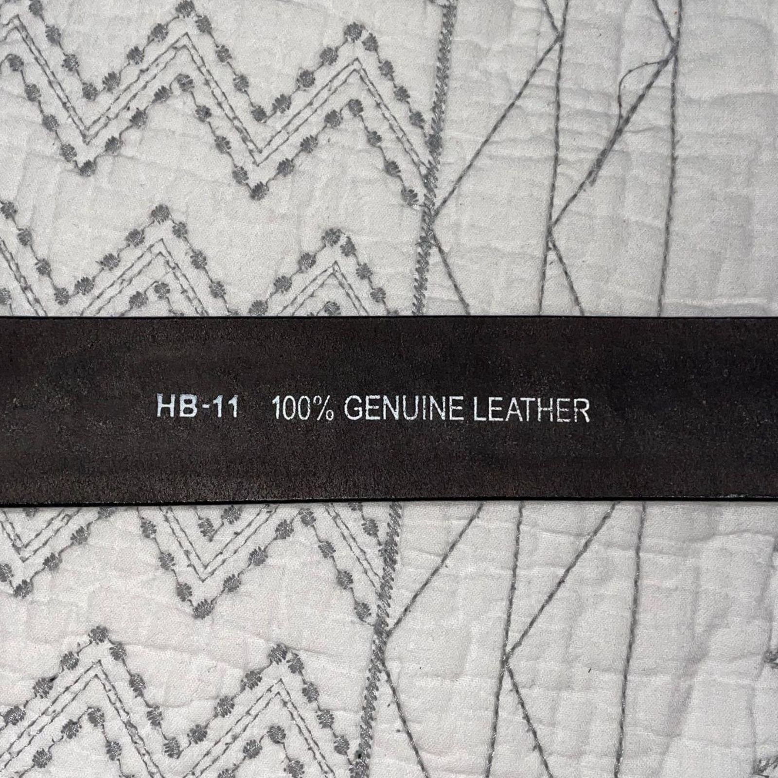 Other Western style Hand Tooled Leather Belt Size ONE SIZE - 5 Thumbnail