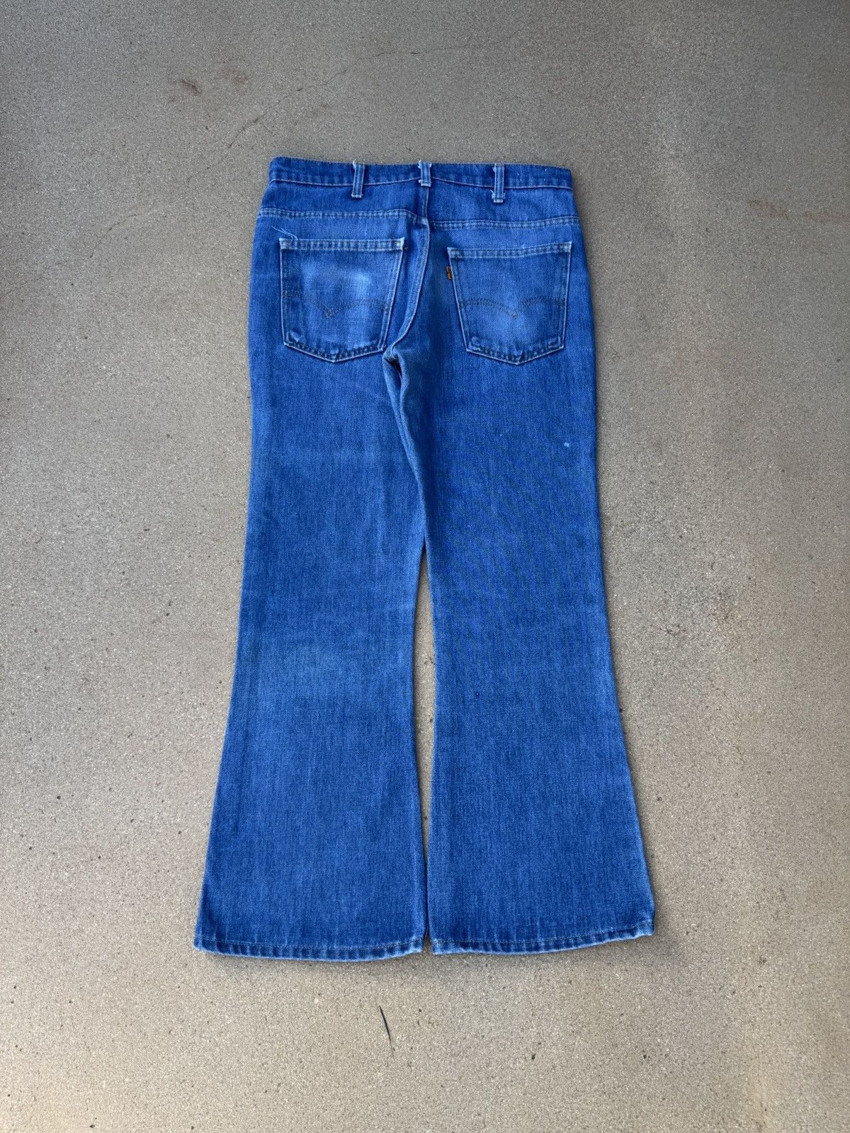 Levi's Vtg 80’s Levi’s 646 Orange Tab Bellbottom Flare Jeans 34x29 Size US 34 / EU 50 - 2 Thumbnail