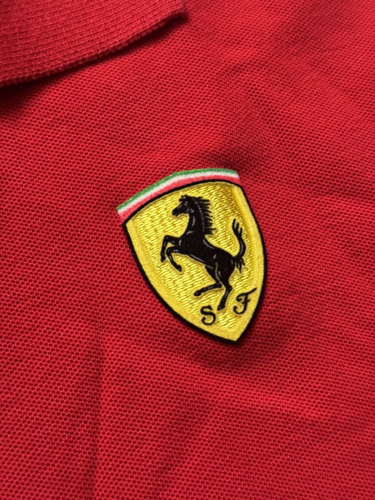 Ferrari × Vintage Ferrari XL Red polo tee T-shirt tank racing Size US XL / EU 56 / 4 - 8 Thumbnail