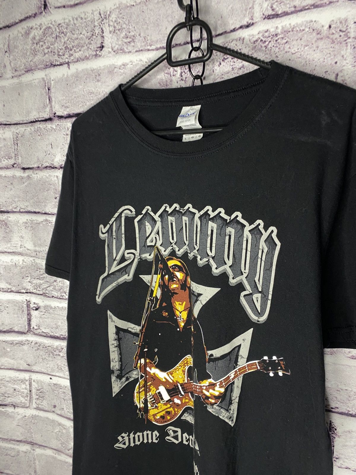Band Tees Men's Vintage 2008 T-Shirt Lemmy Stone Deaf Forever & Size US L / EU 52-54 / 3 - 2 Thumbnail