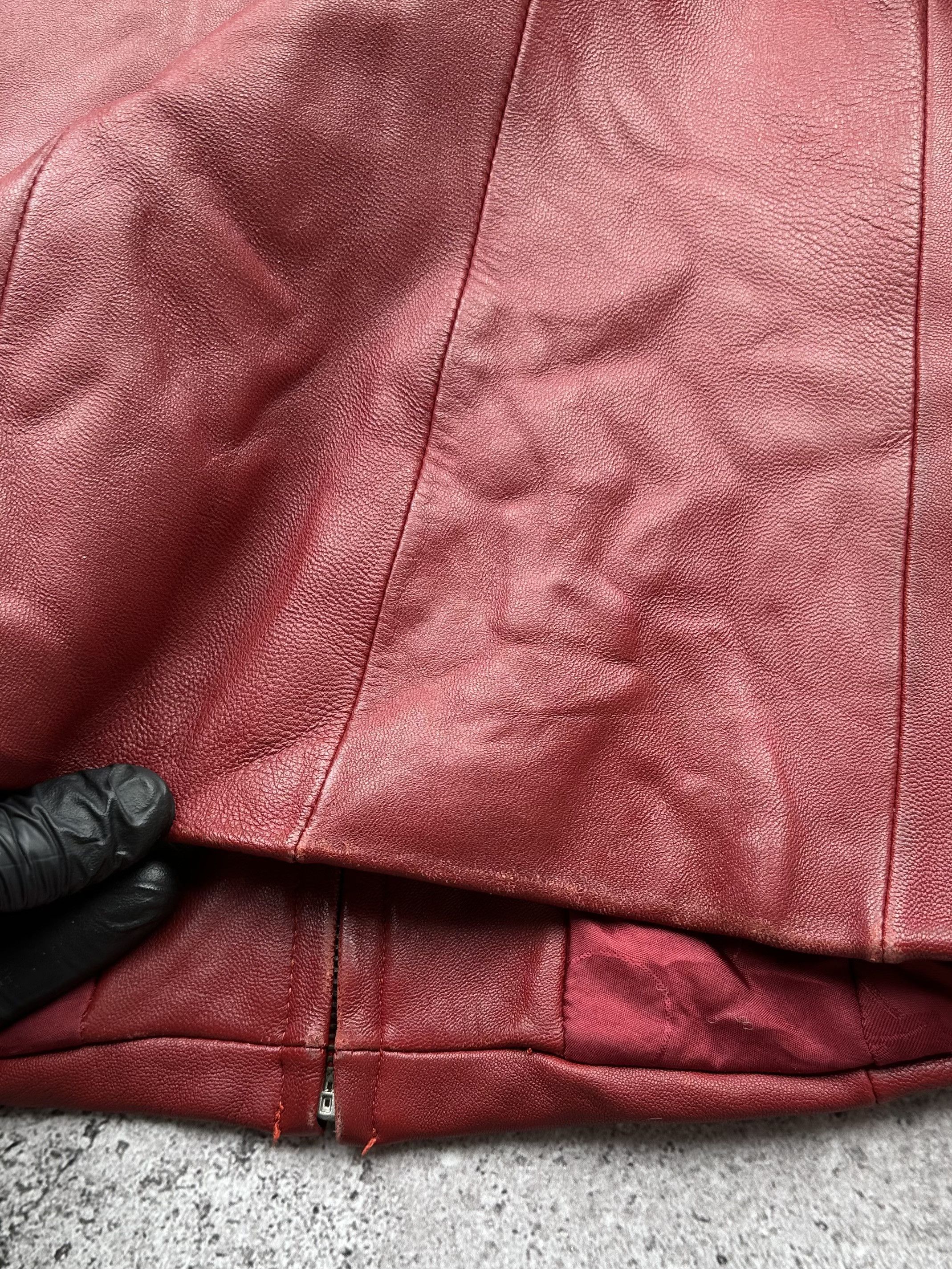 Japanese Brand Vintage Leather Jacket Size XS / US 0-2 / IT 36-38 - 10 Thumbnail