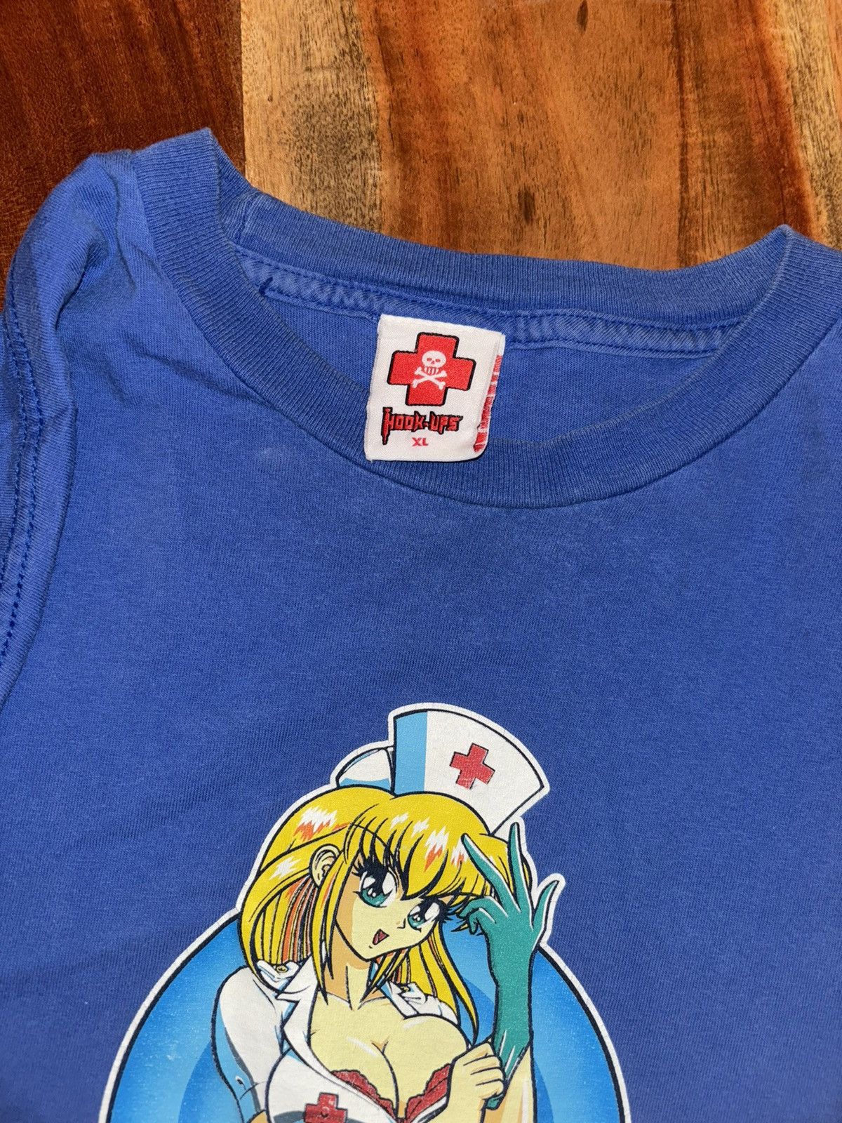 90s vintage HOOK-UPS フックアップスNURSE アニメT 90s vintage HOOK-UPS フックアップスNURSE アニメT - メルカリ