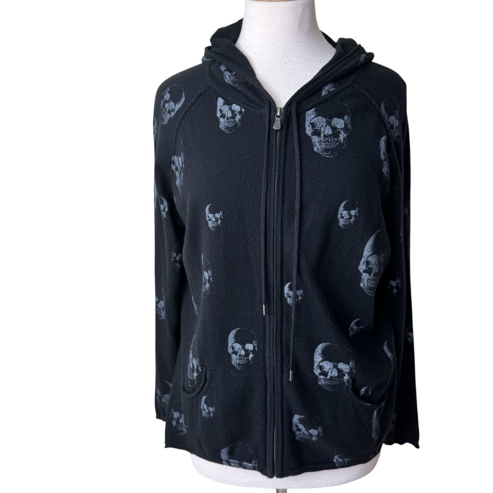 Other SKULL CASHERE Cotton Cashmere Full Zip Sweater Medium Size M / US 6-8 / IT 42-44 - 1 Thumbnail