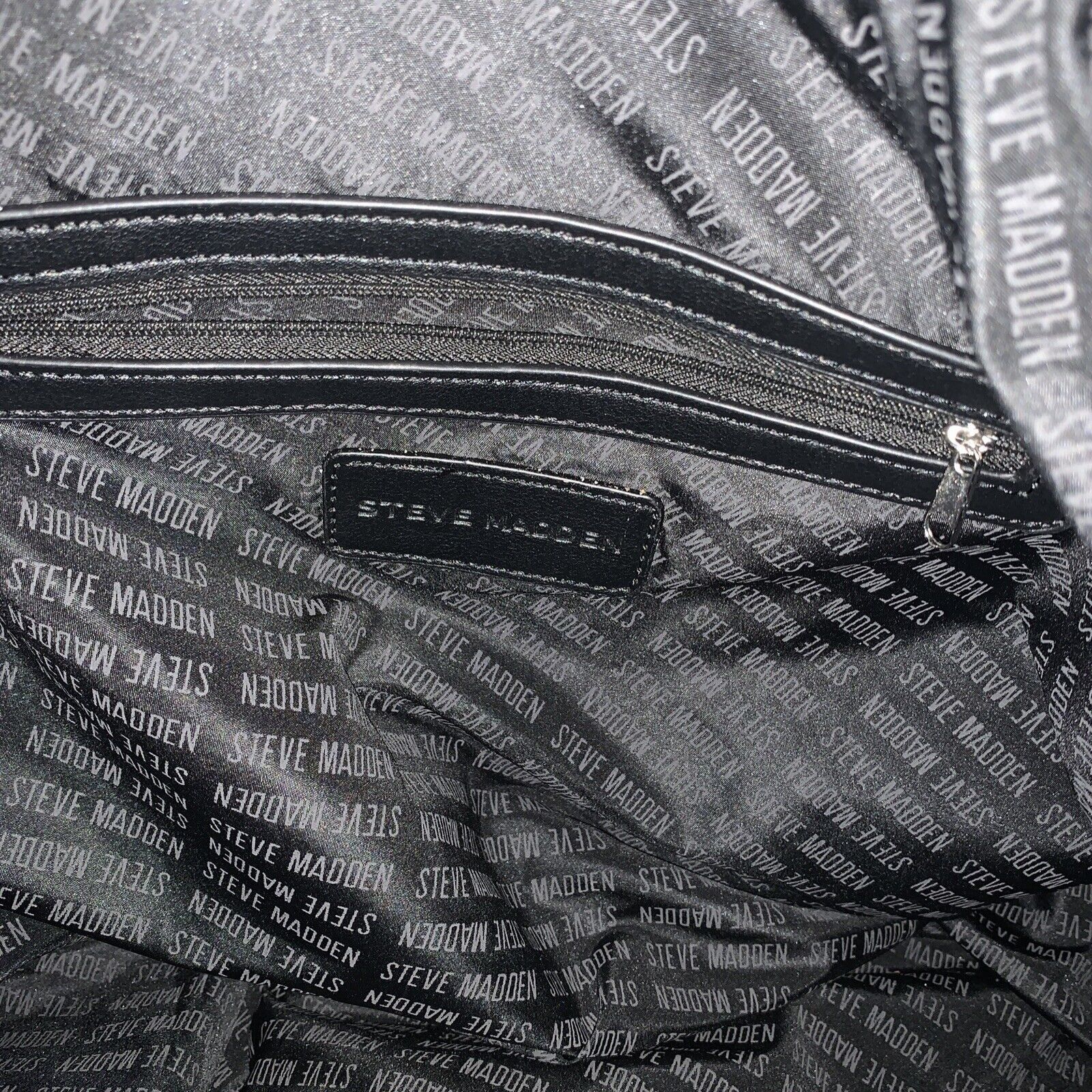 Steve Madden STEVE MADDEN CARRY DUFFLE BAG BLACK DESIGNER LOGO GYM TOTE Size ONE SIZE - 8 Thumbnail