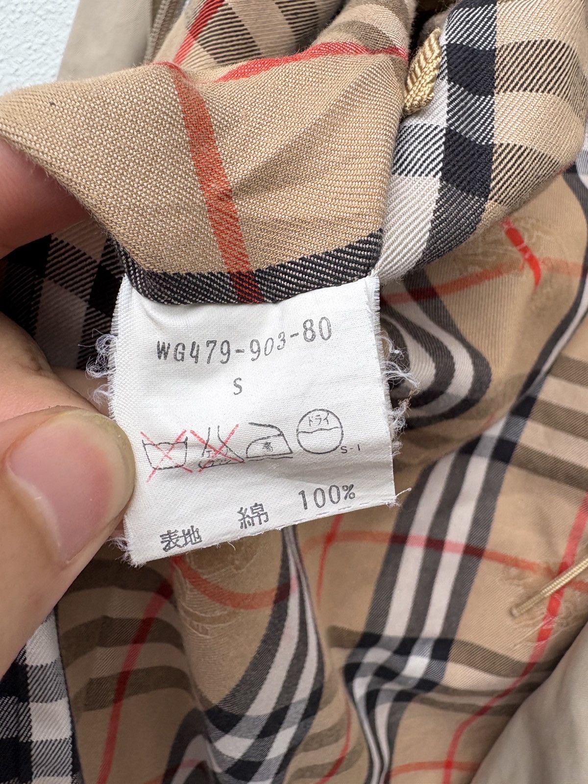 Burberry Vintage Burberry Nova Check Coat Jacket Luxury Style Size US S / EU 44-46 / 1 - 12 Thumbnail