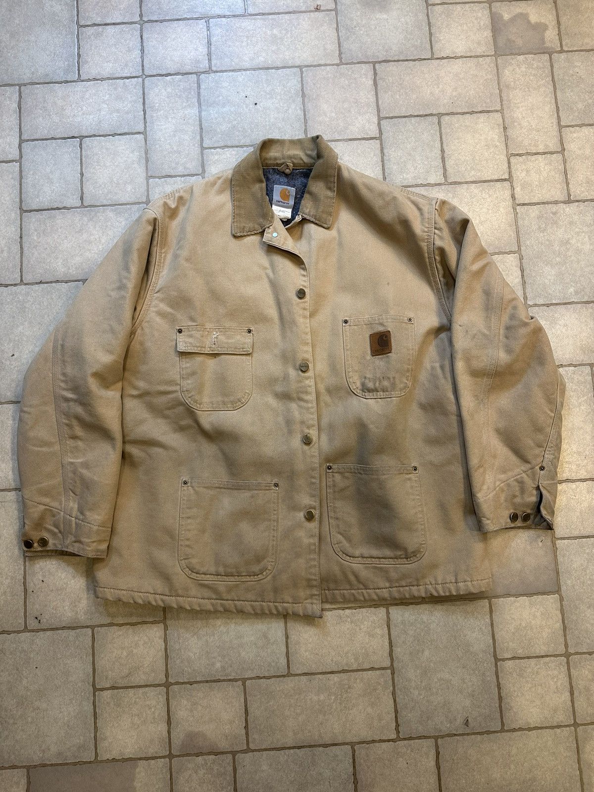 Carhartt × Vintage Carhartt blanket lined c02 2001 jacket Size US XL / EU 56 / 4 - 1 Thumbnail