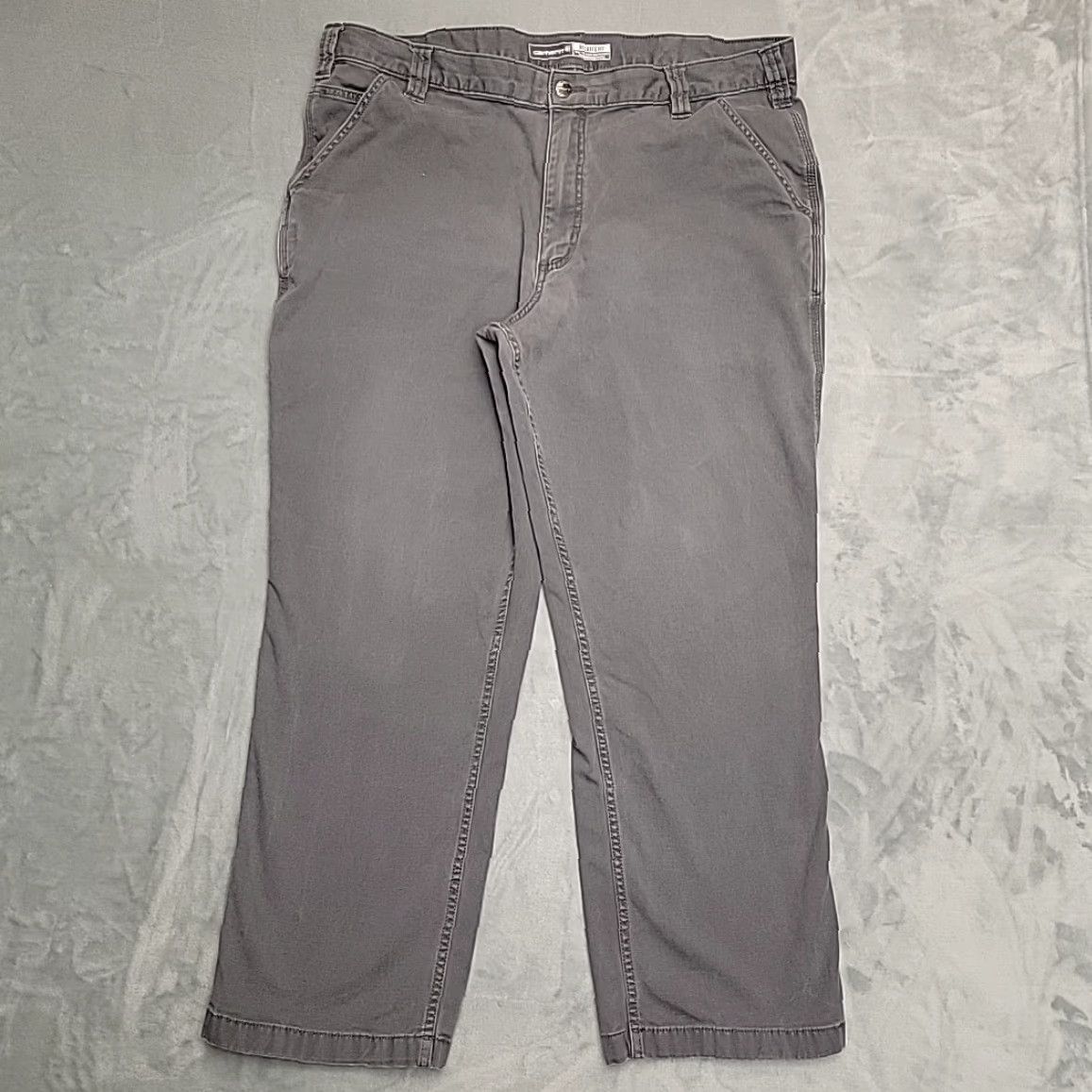 Carhartt Carhartt Pants Mens 40x30 Gray Canvas Relaxed Fit Rugged Flex Cargo Work X102291 Size US 40 / EU 56 - 2 Thumbnail