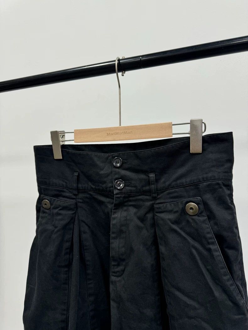 Raf Simons Raf simons Double waist snap-fit leather wide-leg trousers Size US 30 / EU 46 - 2 Thumbnail
