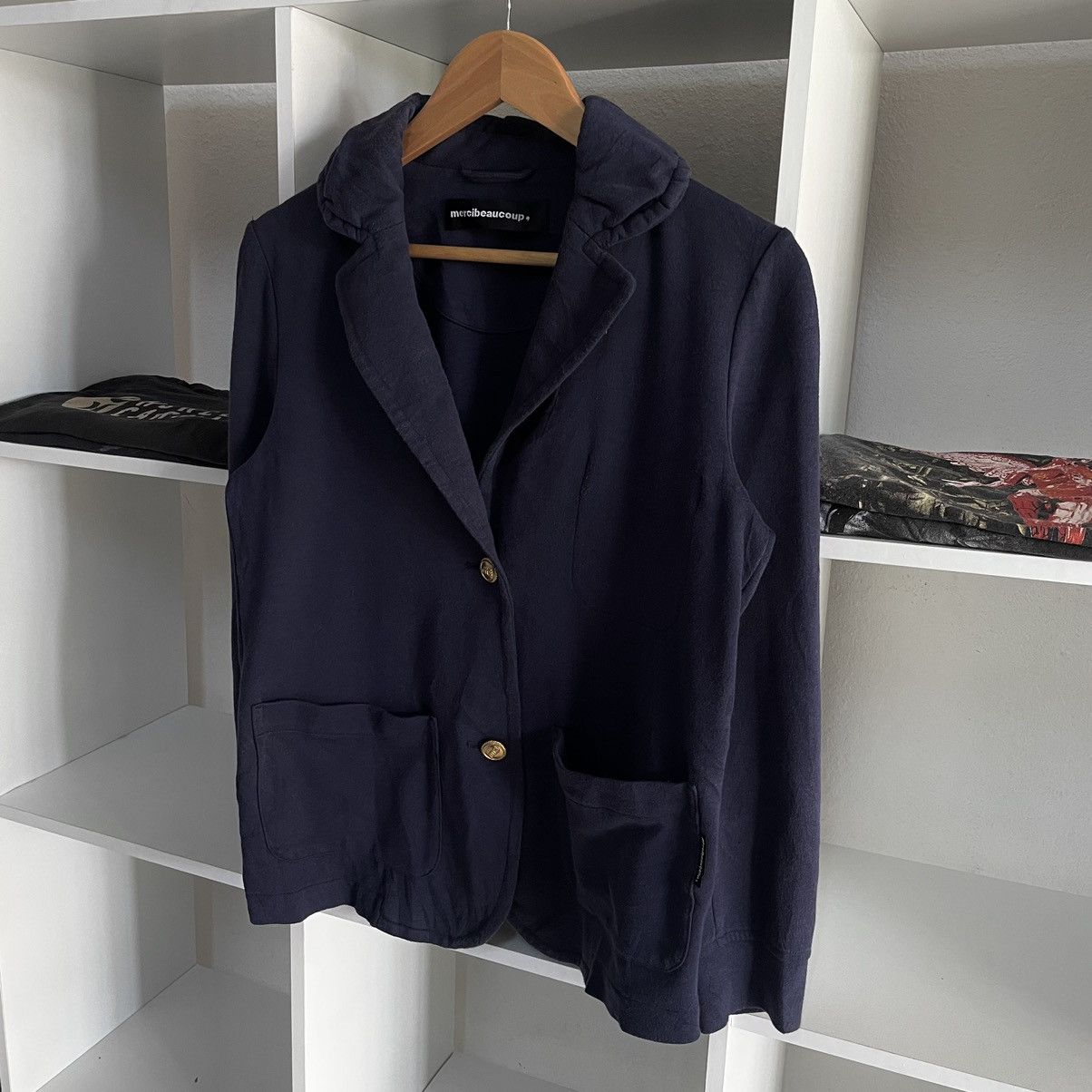 Issey Miyake 🇯🇵 Mercibeaucoup Issey Miyake Knit Blazer japanese style Size S / US 4 / IT 40 - 2 Thumbnail