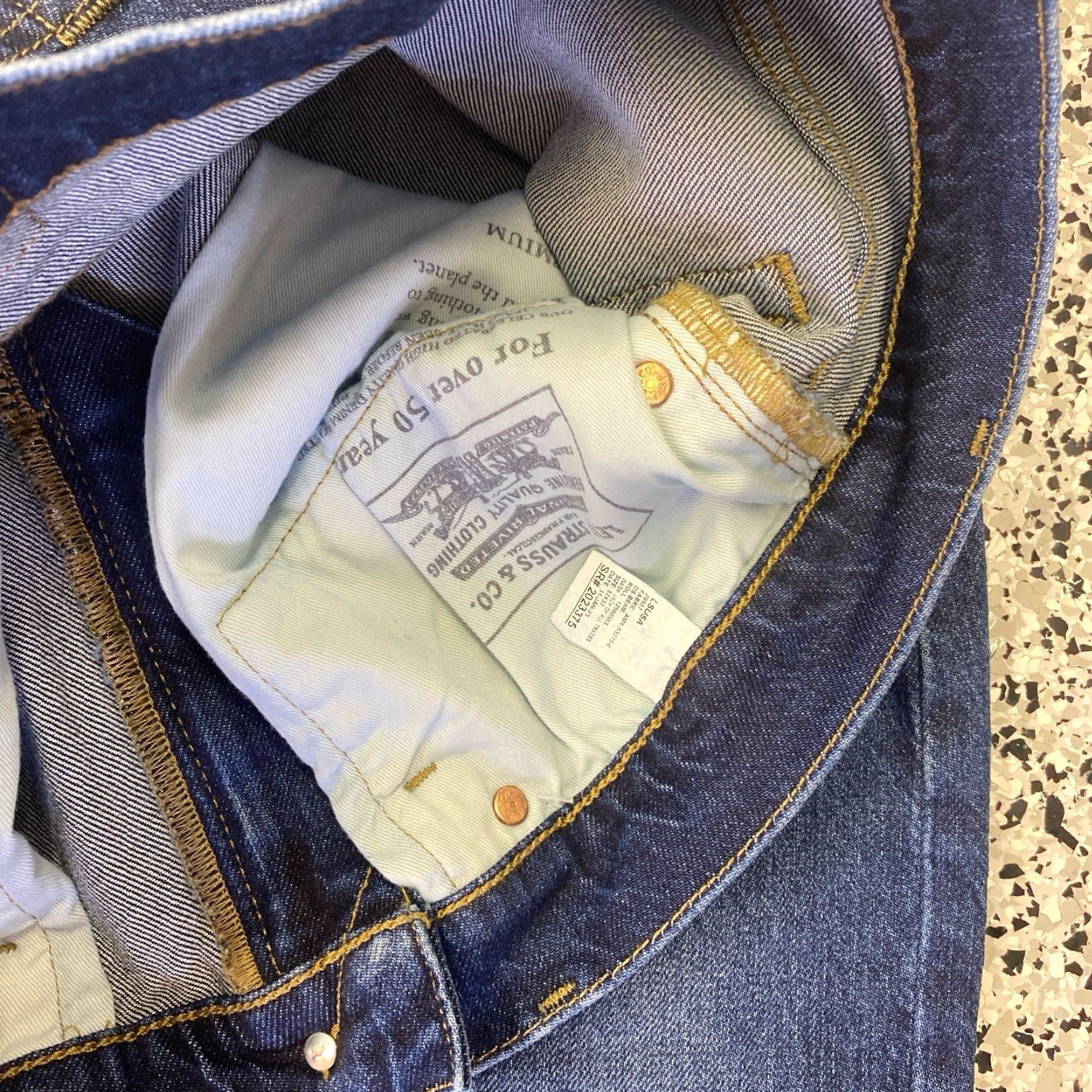 Levi's Levi's 502 Regular Tapered Fit Jeans Indigo Blue Denim Pants 32x32 Mens N/A N/A Size US 32 / EU 48 - 4 Thumbnail