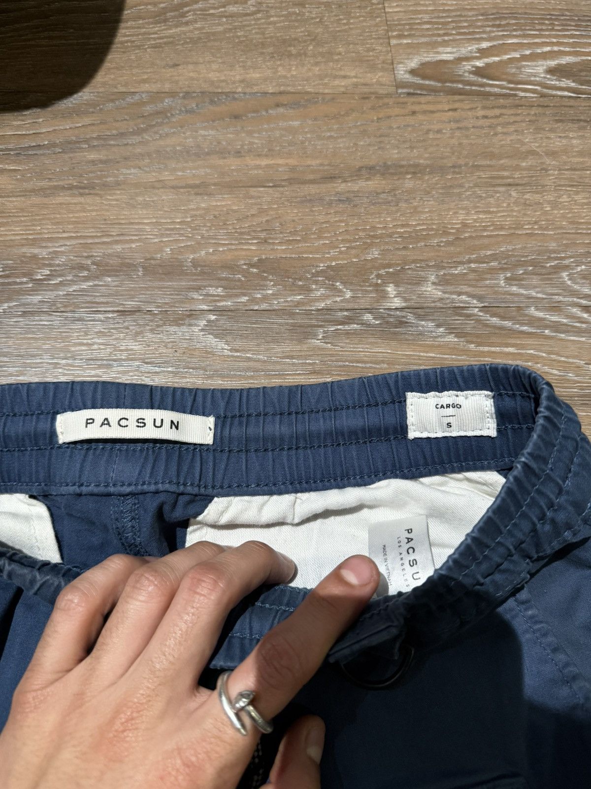 Pacsun × Vintage Navy blue cargo pants Size US 29 - 4 Thumbnail