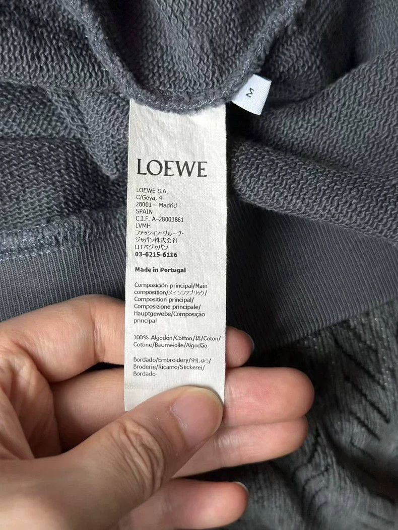 Loewe LOEWE Embroidered logo hoodie Size M / US 6-8 / IT 42-44 - 4 Thumbnail