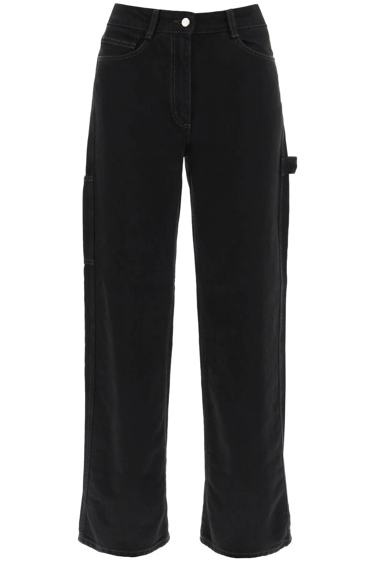 image of Saks Potts O1S22I1N1223 Salma Loose Jeans In Black, Women's (Size 32)