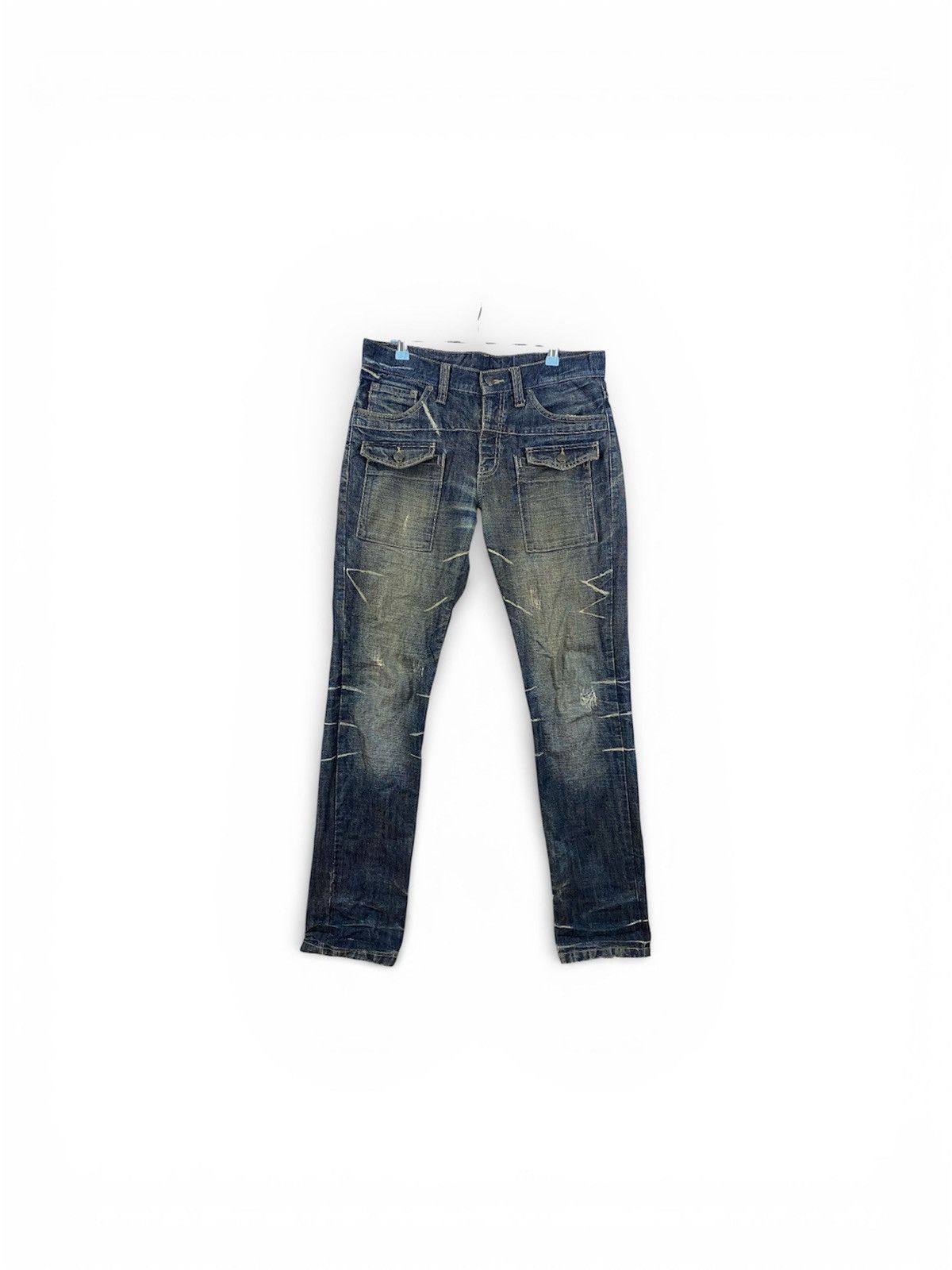 PPFM PPFM Distressed Jeans – VERY RARE ARCHIVE Size US 34 / EU 50 - 3 Thumbnail