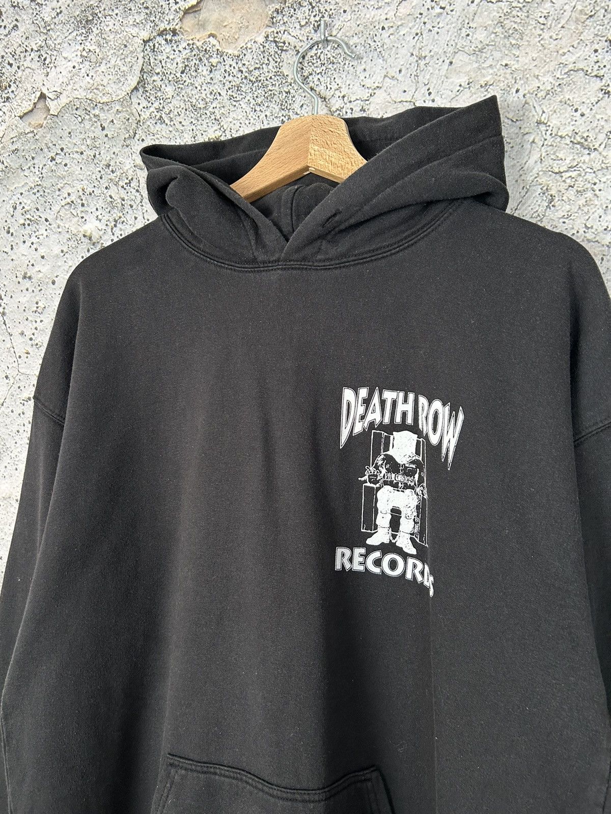 Rap Tees Vintage Death Row Records Black Hoodie Rap Drill Hype Size US M / EU 48-50 / 2 - 4 Thumbnail