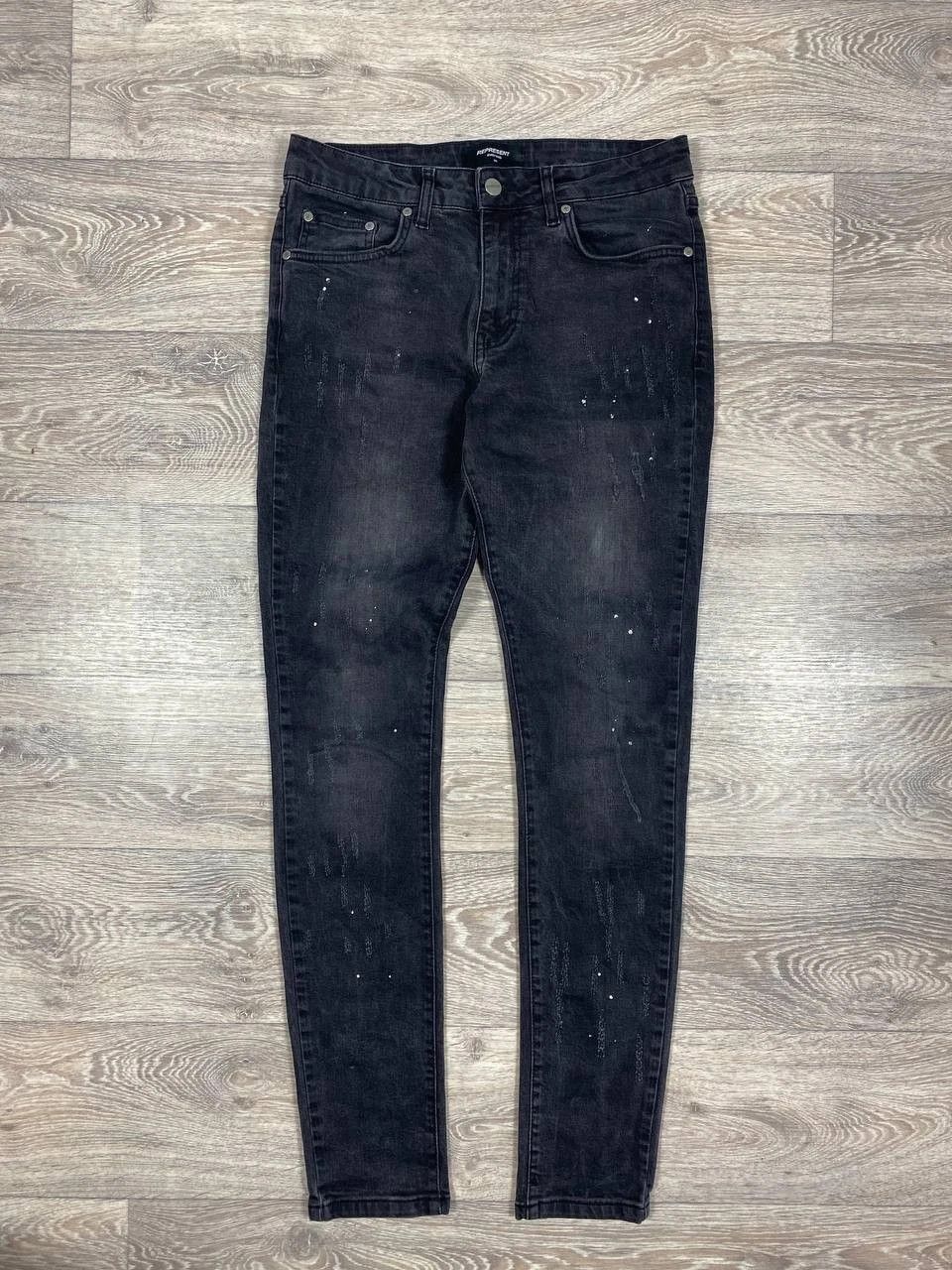 Represent Clo. Represent Men's Essential Denim Black Size 32 Size US 32 / EU 48 - 1 Thumbnail