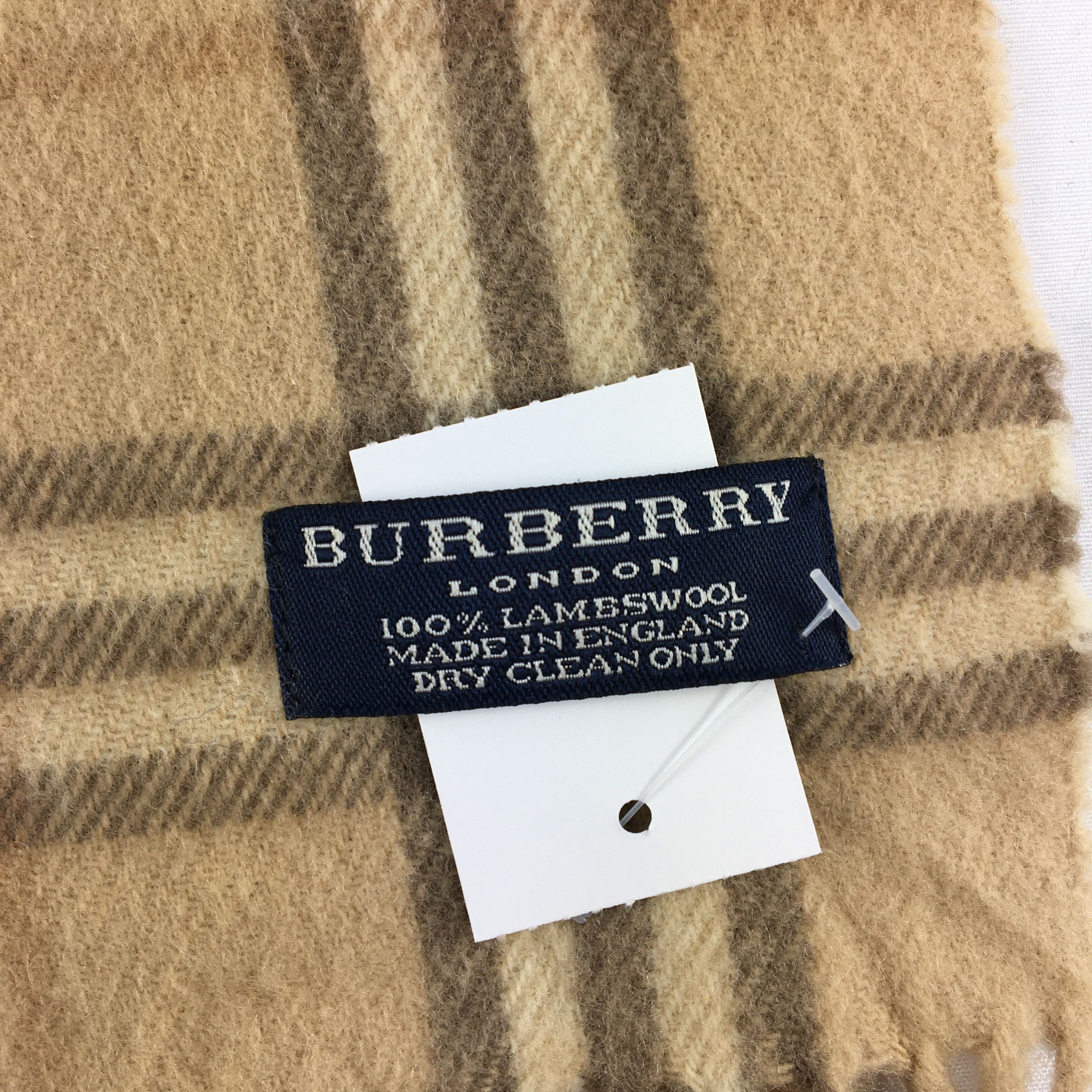 Burberry Vintage Burberry Scarf Muffler Wool Cashmere Scarves Size ONE SIZE - 4 Thumbnail