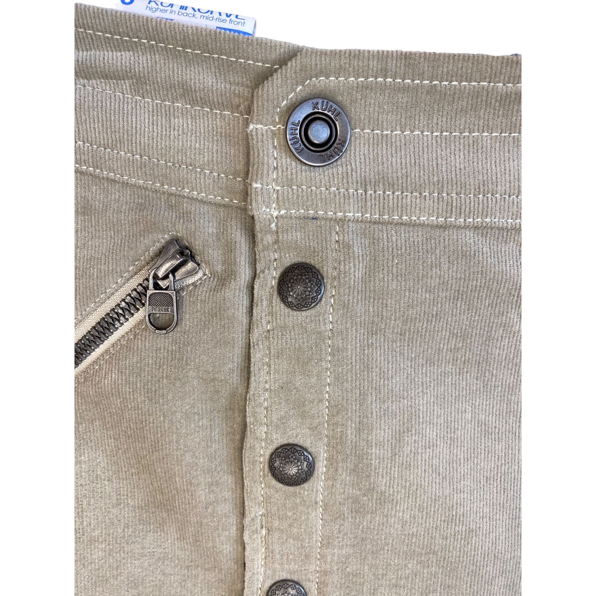 Kuhl NWT KUHL Streamline Snap Front Corduroy Skirt Khaki Women's Size 30" / US 8 / IT 44 - 11 Thumbnail
