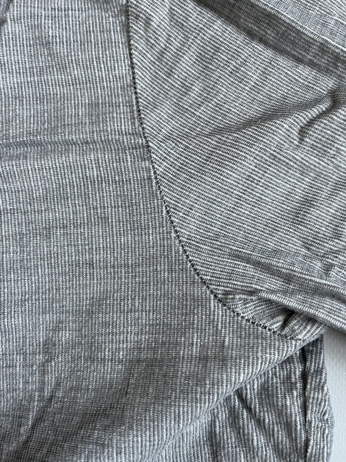 Dries Van Noten Hannes Roether Men Grey Corduroy Avant Garde Button Up Shirt Size US L / EU 52-54 / 3 - 13 Thumbnail