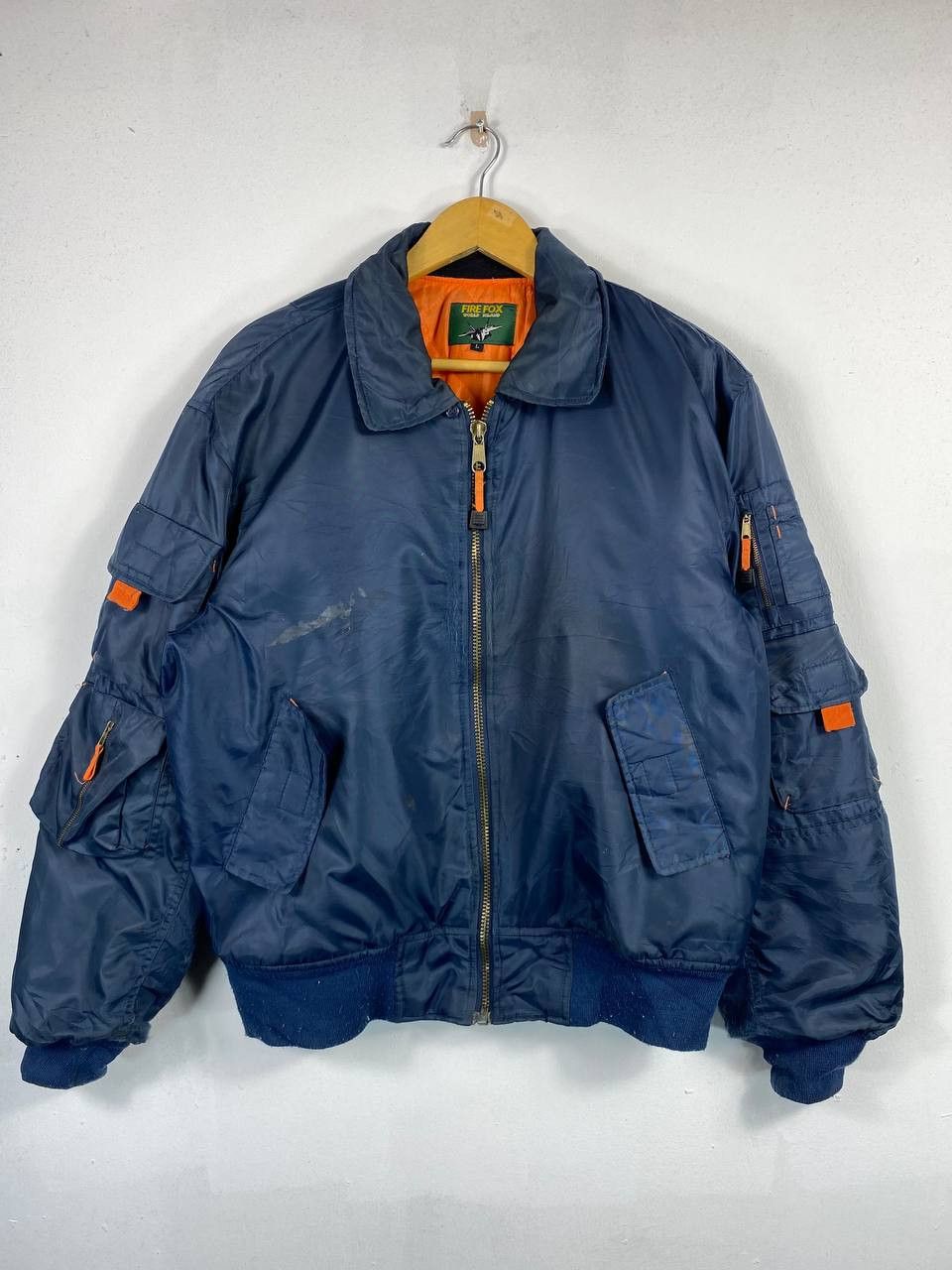 Japanese Brand firefox bomber flight jacket nice design Size US L / EU 52-54 / 3 - 1 Thumbnail