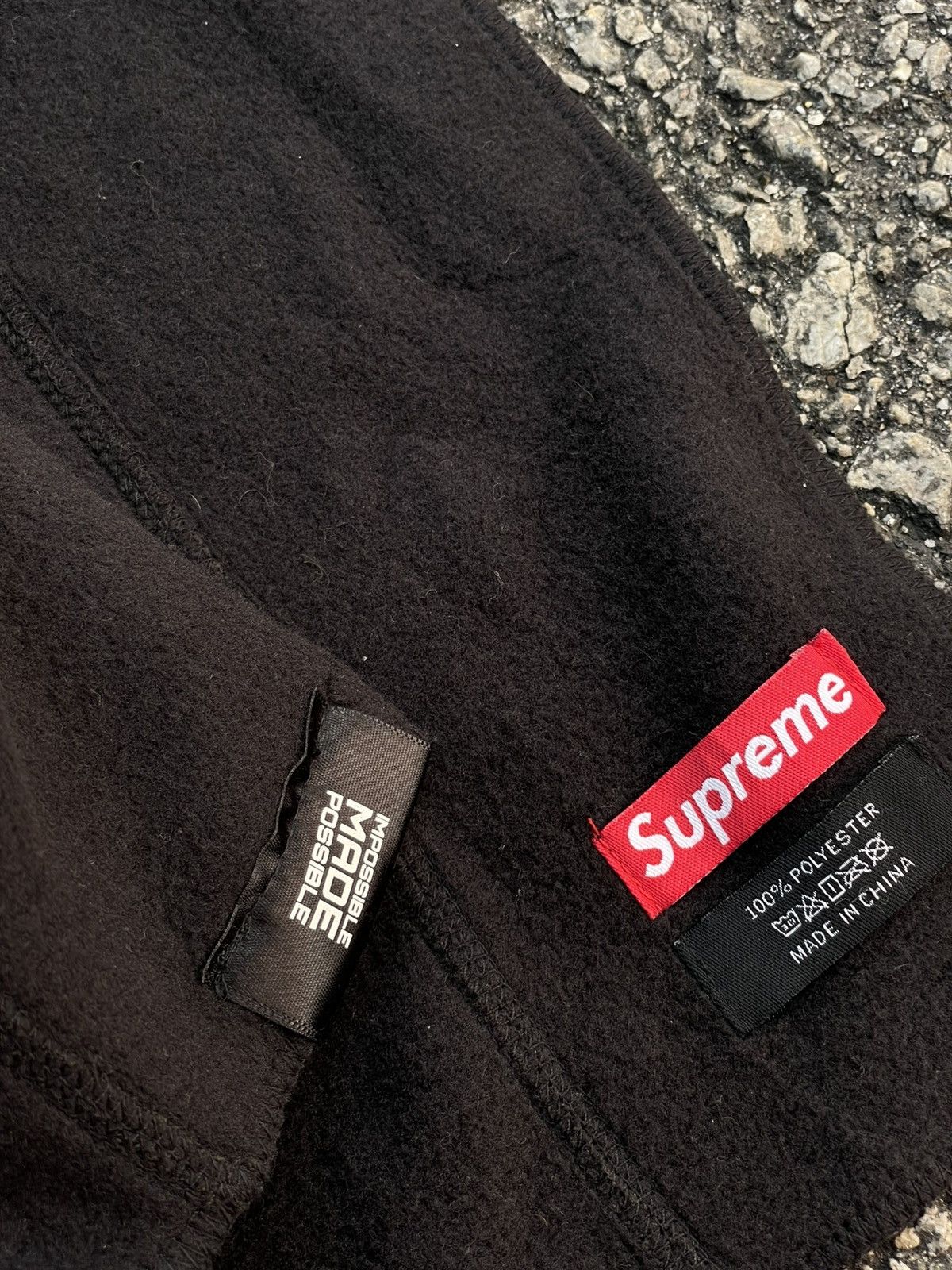 Supreme Supreme Polartec 2017FW Fleece Scarf Muffler Size ONE SIZE - 6 Thumbnail