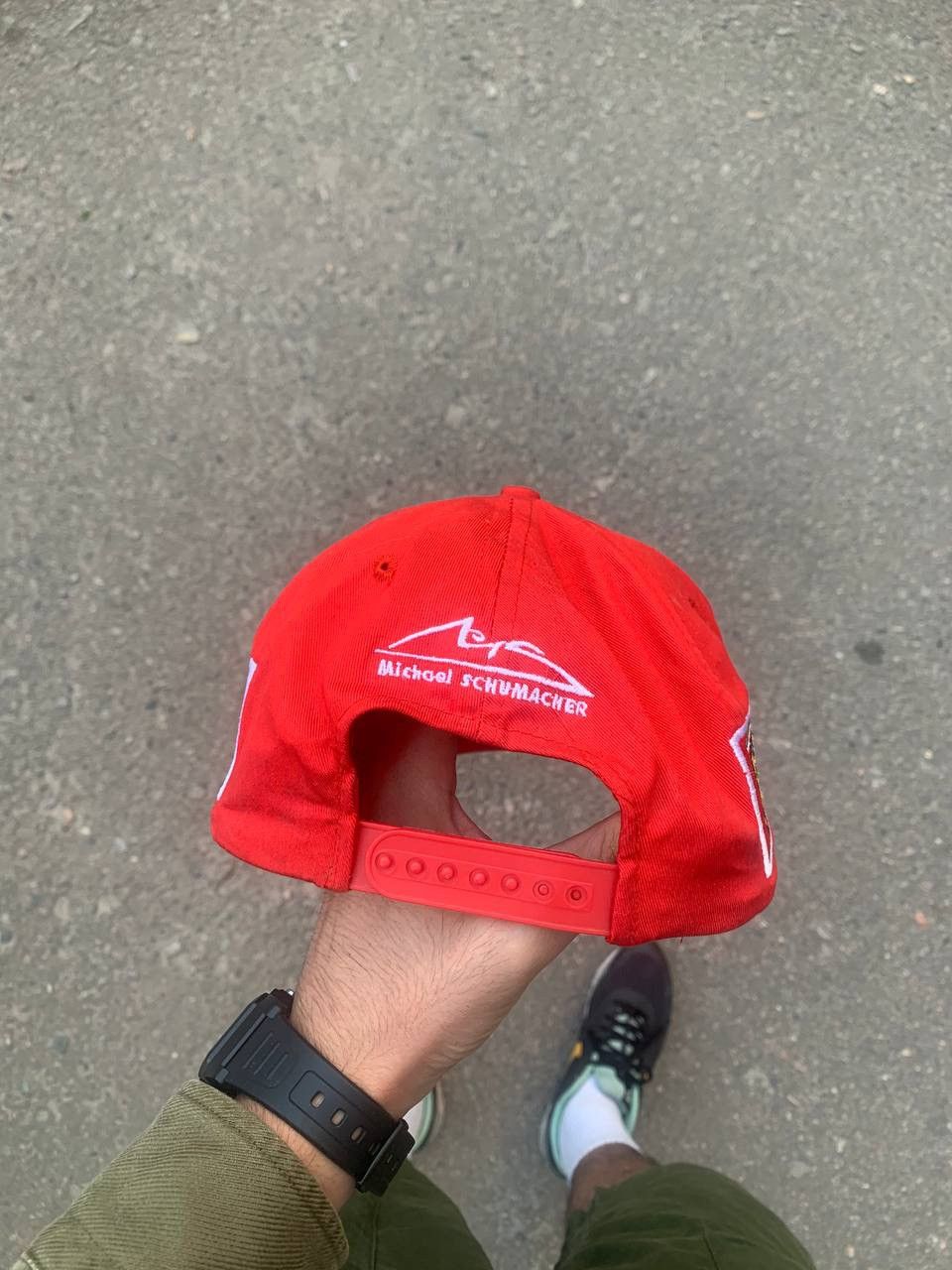 NASCAR VINTAGE FERRARI MICHAEL SCHUMACHER F1 CAP RETRO RACING 90s Size ONE SIZE - 6 Thumbnail