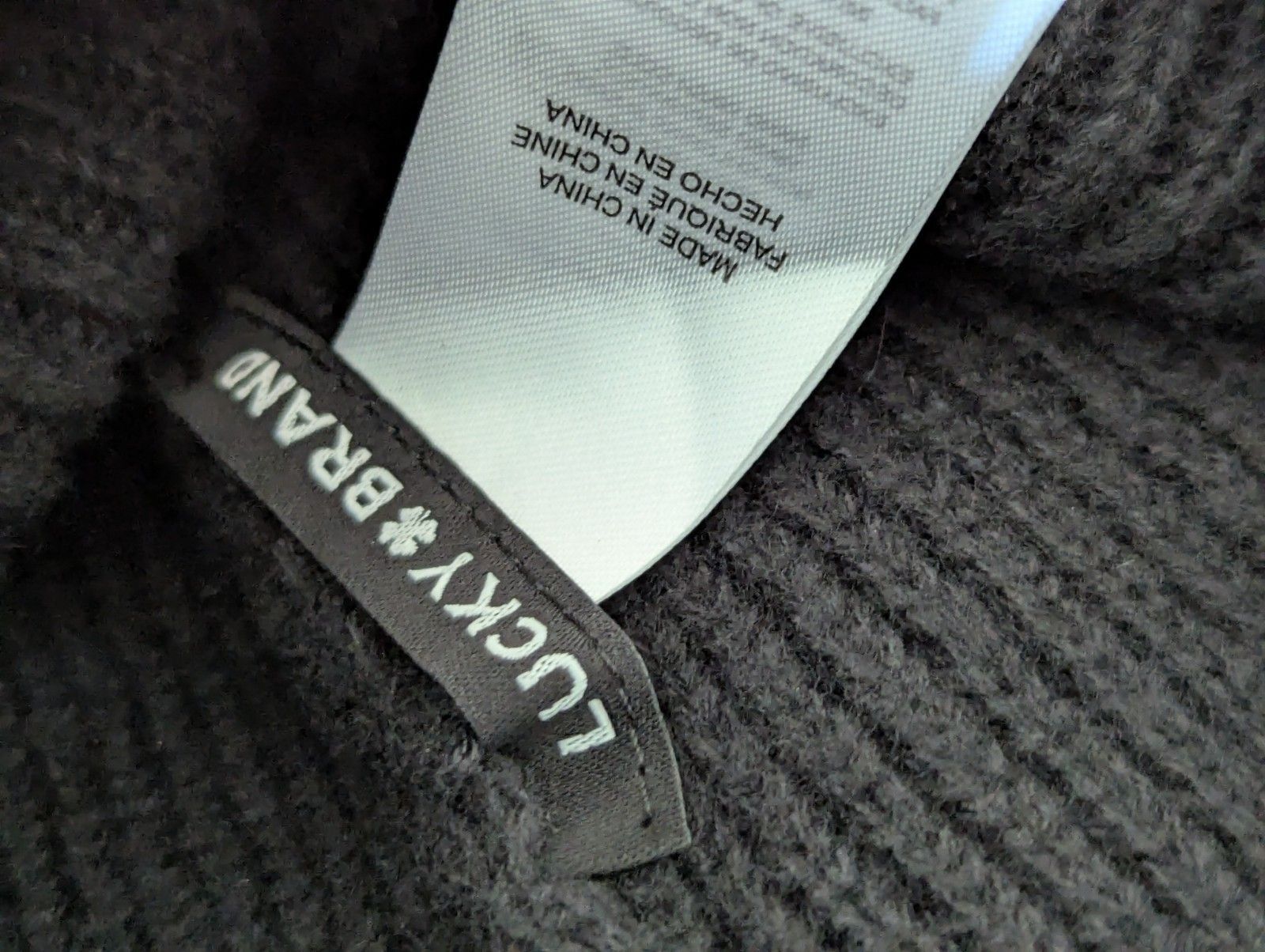 Lucky Brand Lucky Brand Womens 2 Piece Hat Scarf Set Black Pearl Stars Size ONE SIZE - 4 Thumbnail