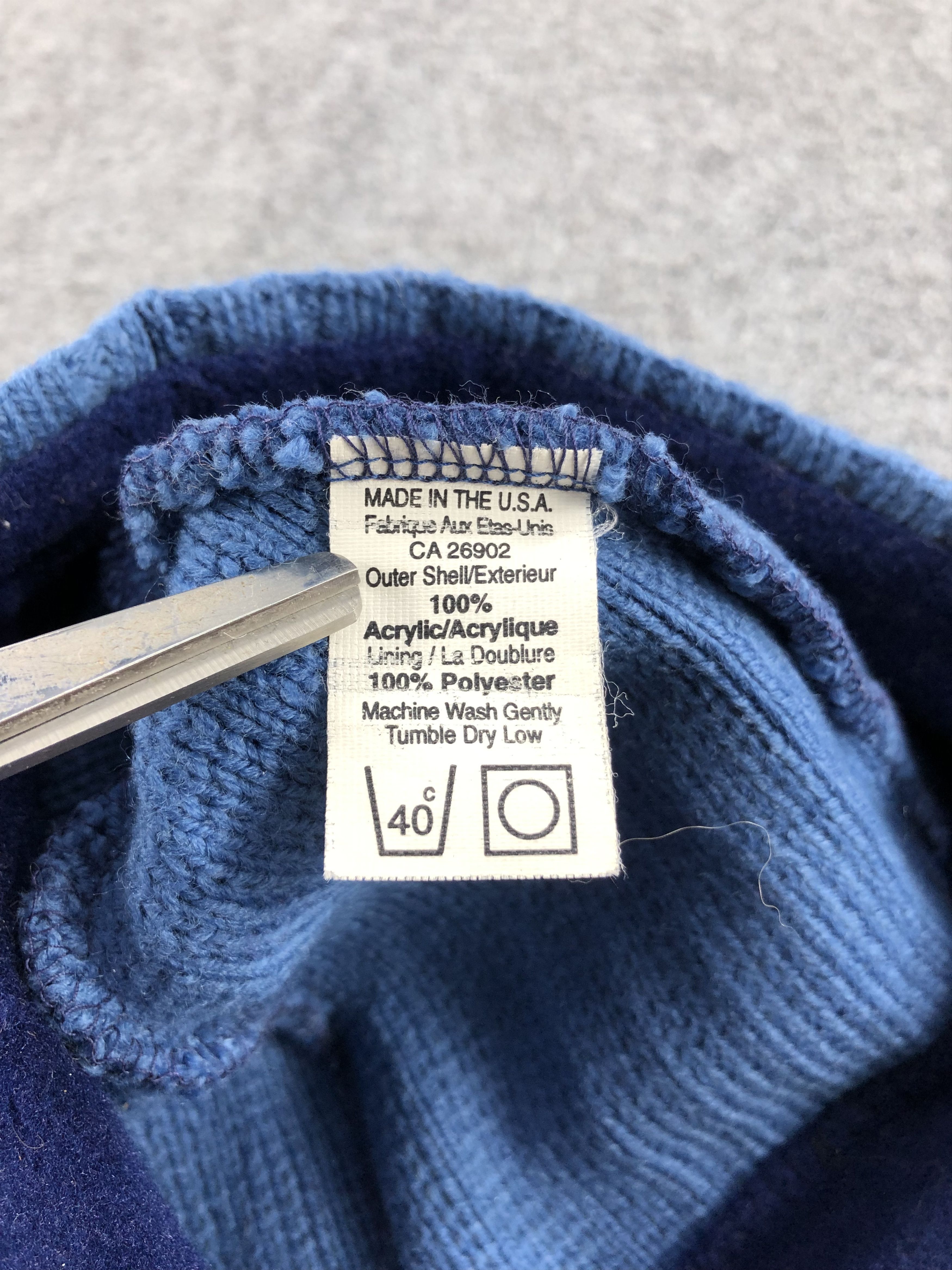 Bogner Vintage Bogner Ribbed Knit Beanie Blue Made In USA Hat B294 Size ONE SIZE - 7 Thumbnail