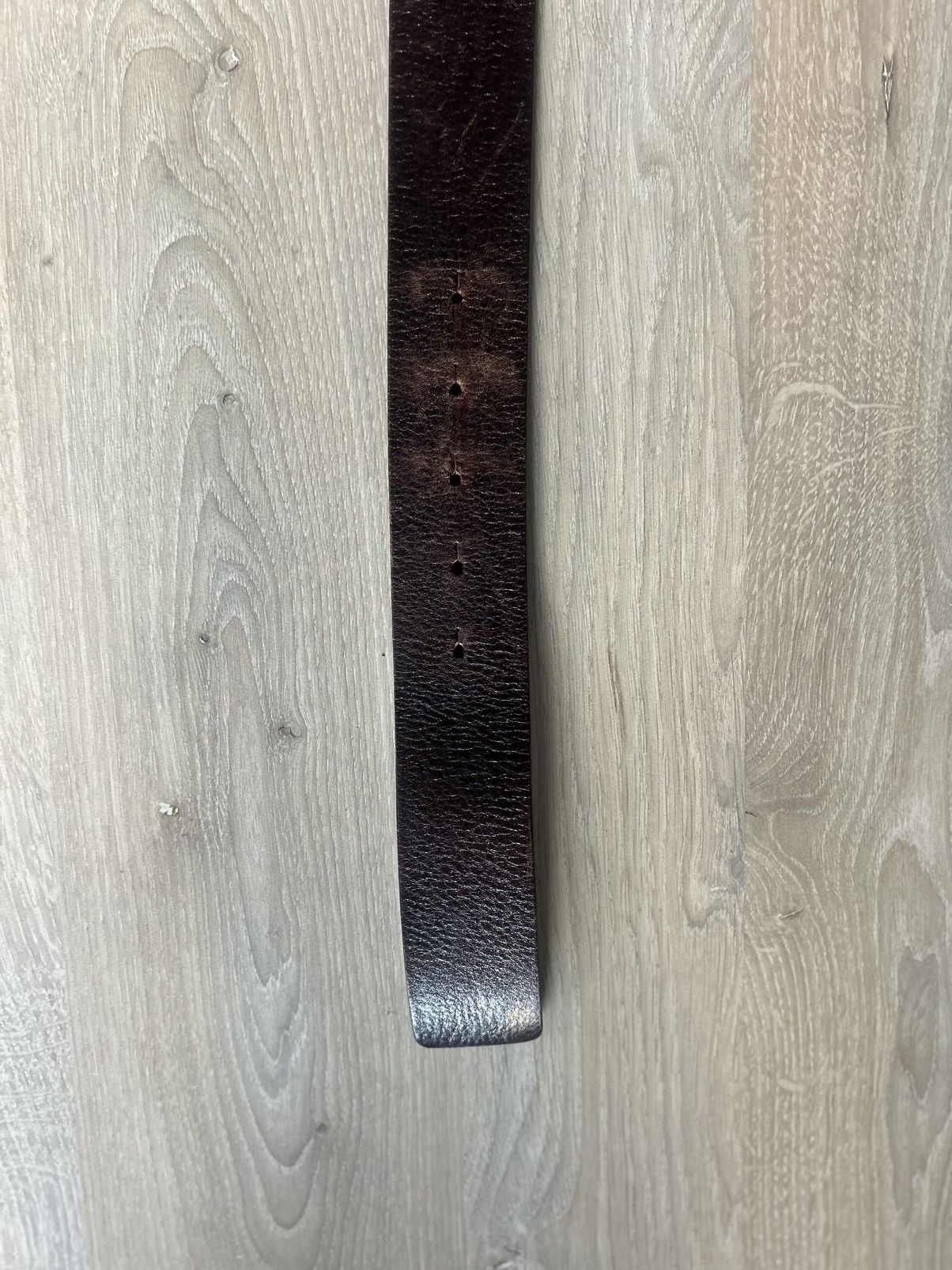 Dolce & Gabbana D&G Brown Leather Logo Buckle Belt, Size 90 Size 36 - 6 Thumbnail