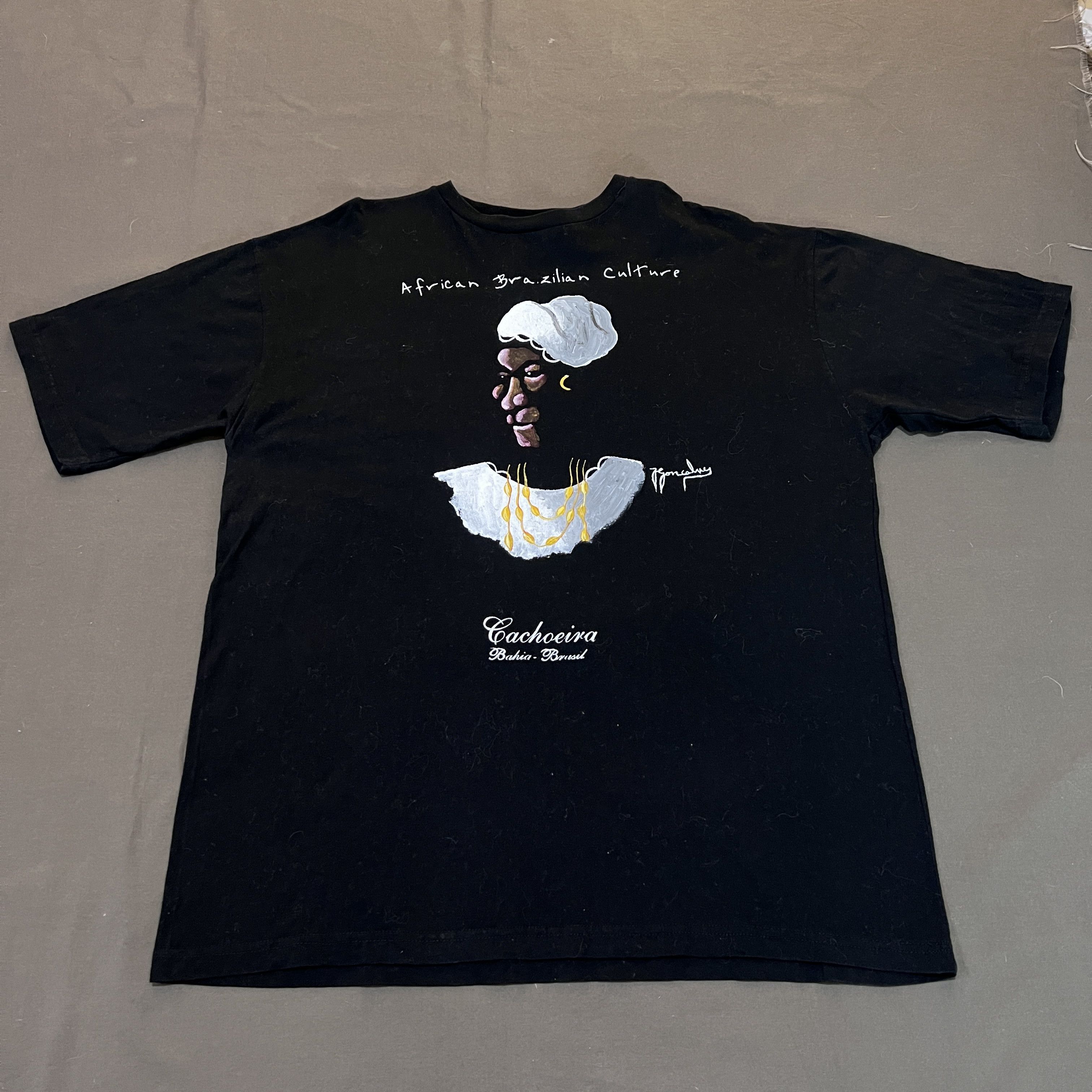Rap Tees × Vintage Vintage Brazilian African culture black woman Tee XL Size US XL / EU 56 / 4 - 2 Thumbnail