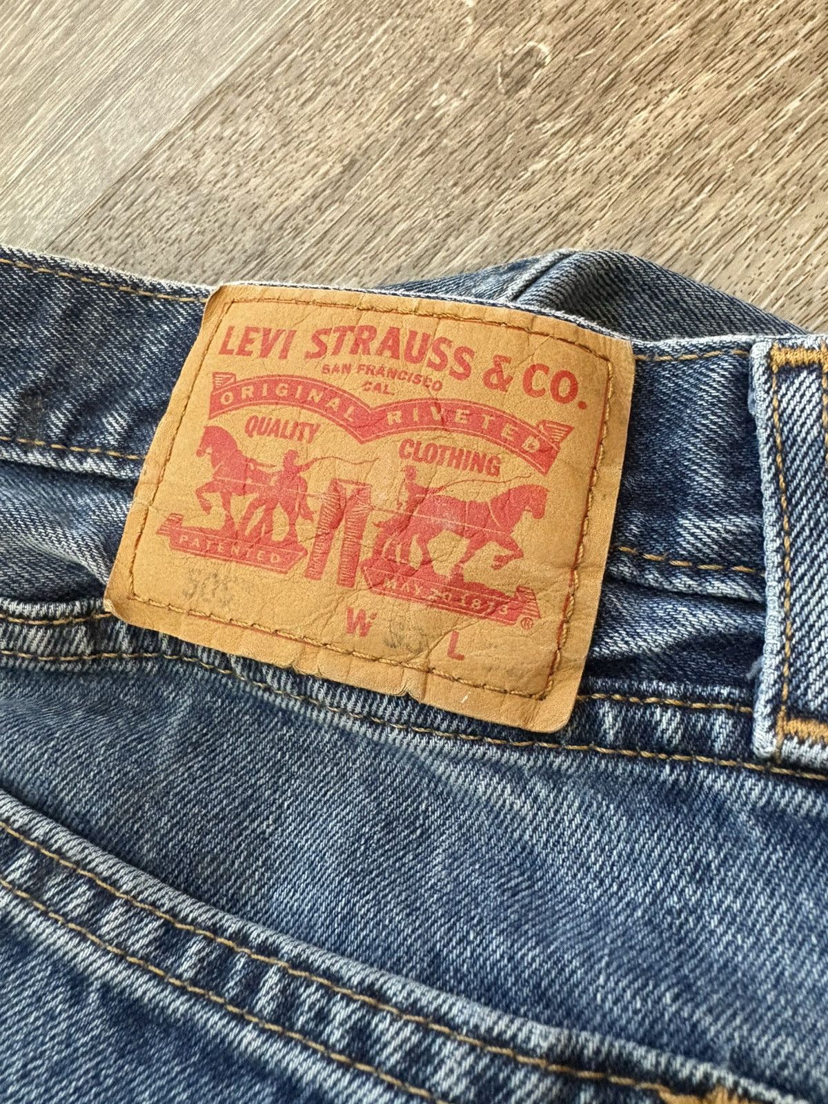 NBA Custom NBA Patches Denim Jeans Size US 33 - 5 Thumbnail