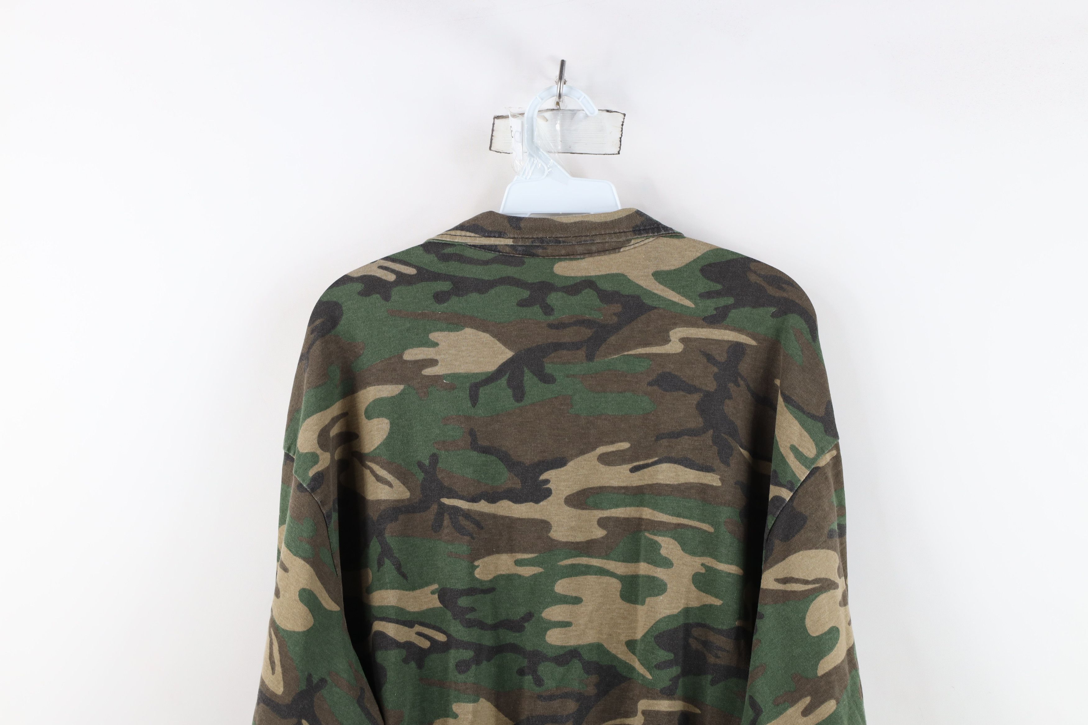 Vintage Vinage 90s Streetwear Pullover Jacket Top Camouflage USA Size US XL / EU 56 / 4 - 11 Thumbnail