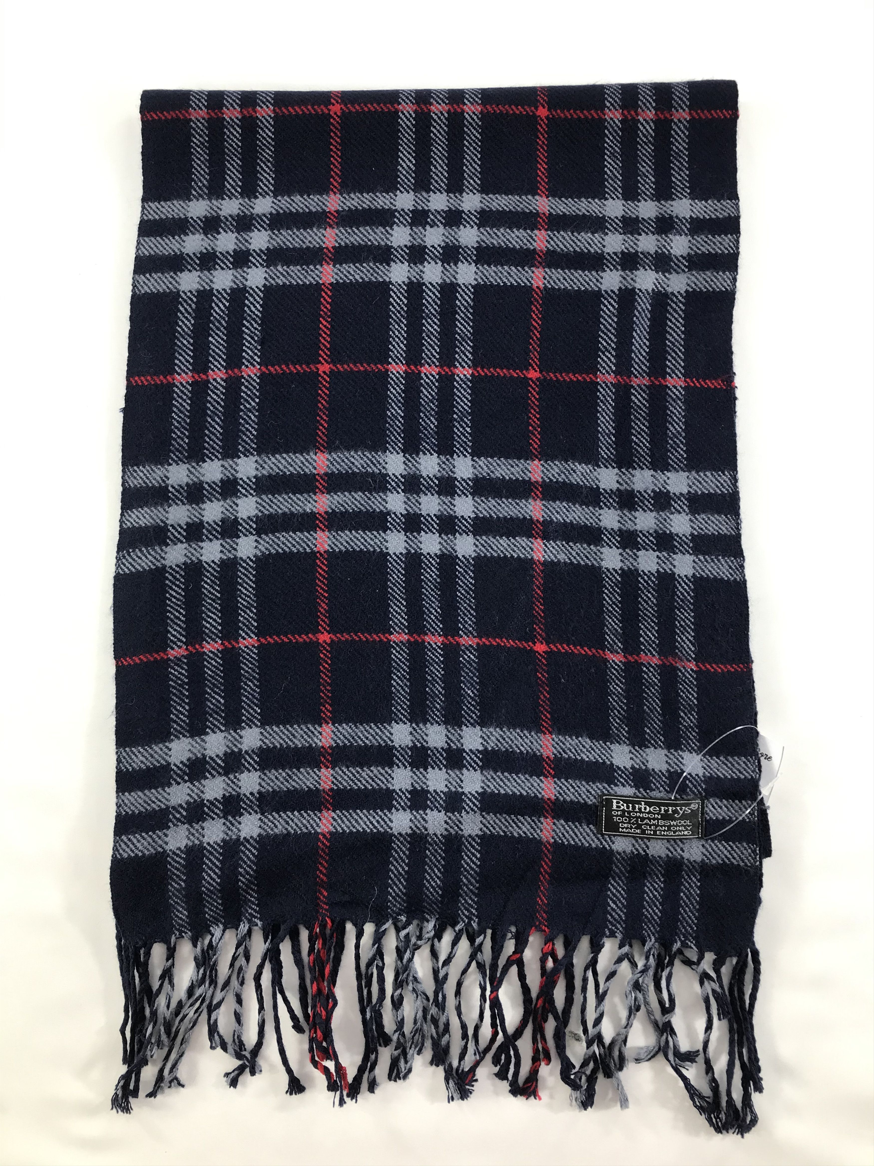 Burberry × Vintage Burberry Scarf / Muffler / Neckwear - WW2616 Size ONE SIZE - 2 Thumbnail