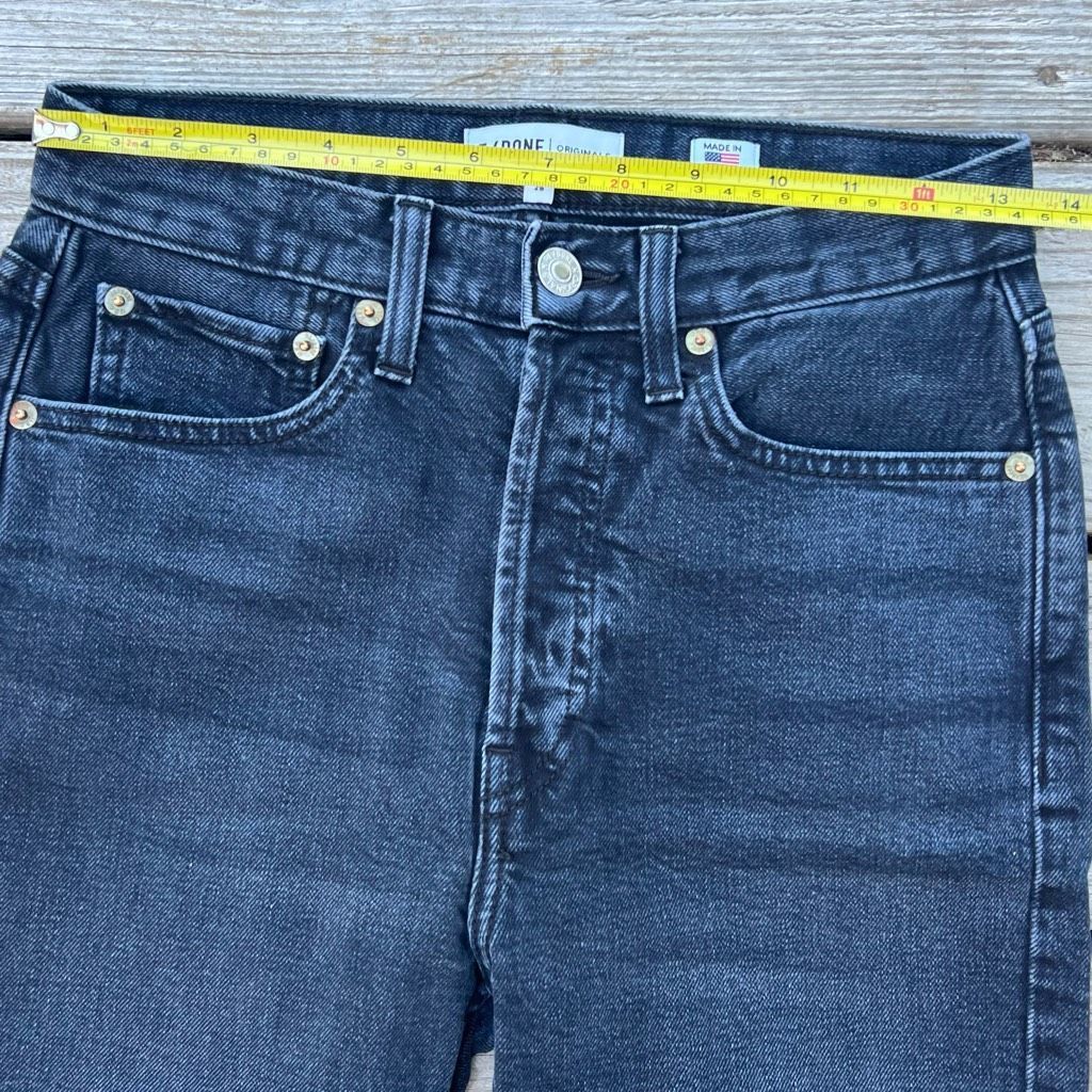 RE/DONE RE/DONE Originals High-Rise Skinny Ankle Jeans Button Fly Wo Size 26" / US 2 / IT 38 - 9 Thumbnail
