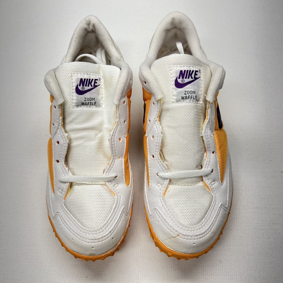 Nike × Vintage VTG New Nike Zoom Waffle White Purple Track Sneaker 941202 Size US 9 / EU 42 - 3 Thumbnail