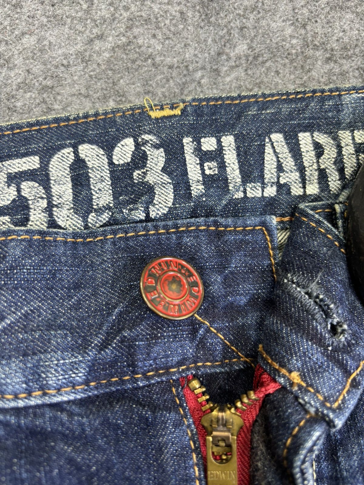 Edwin 💥Flare💥Edwin 503 Sick Fades Flare Denim K39 Size US 36 / EU 52 - 9 Thumbnail