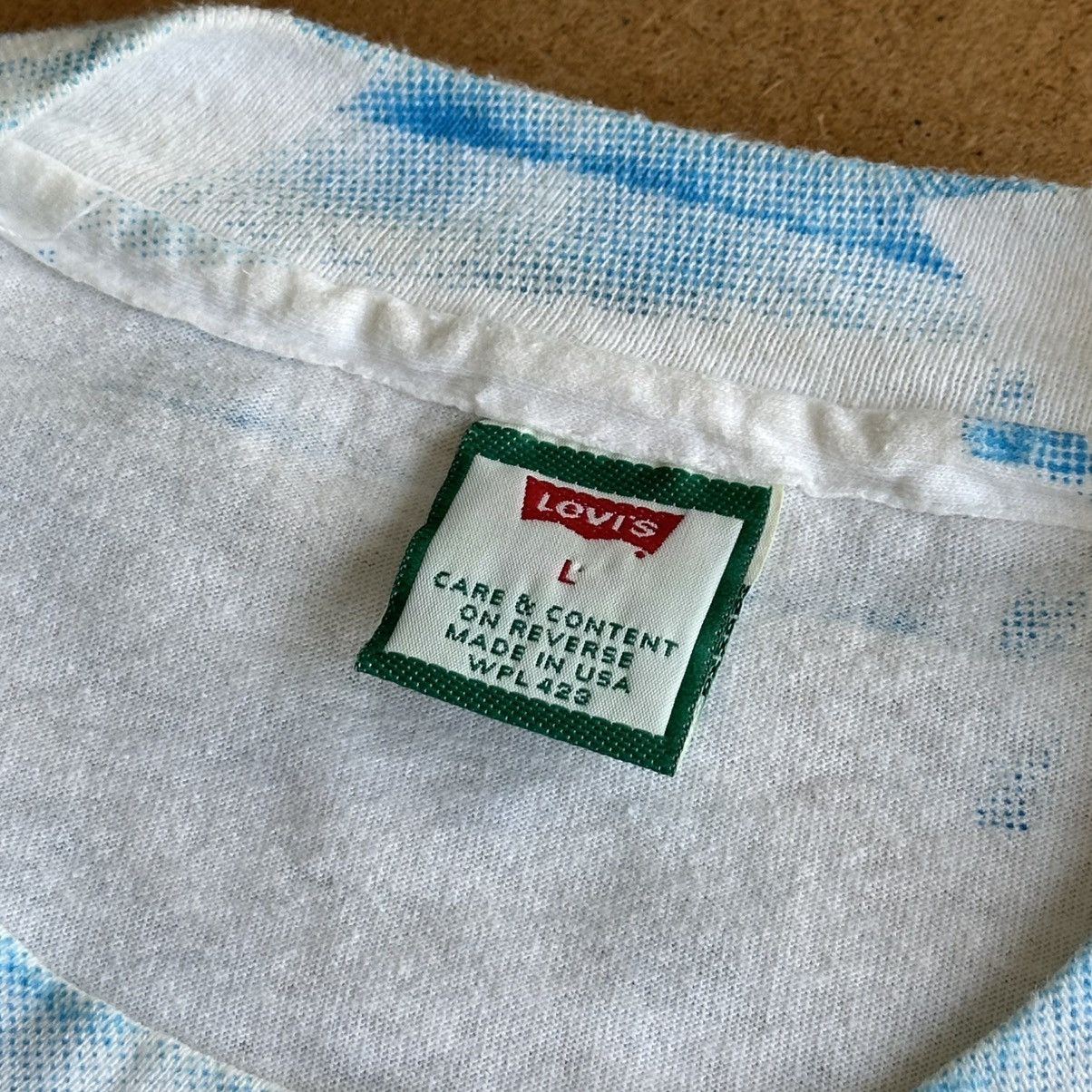 Levi's Vintage 90s Levi’s 501 Blues Tie Dye AOP Single Stitch Tee Size US L / EU 52-54 / 3 - 7 Thumbnail