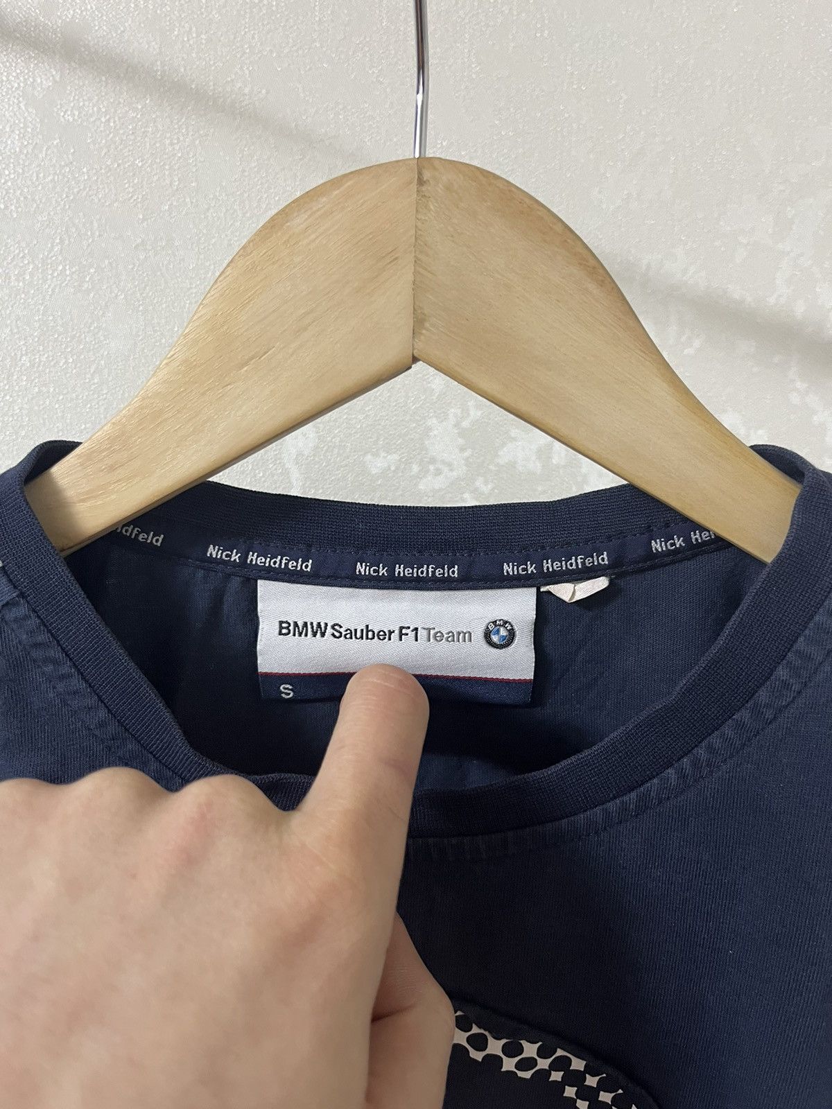 BMW × Vintage BMW Sauber F1 Nick Heidfeld Vintage Racing T Shirt Size US S / EU 44-46 / 1 - 3 Thumbnail