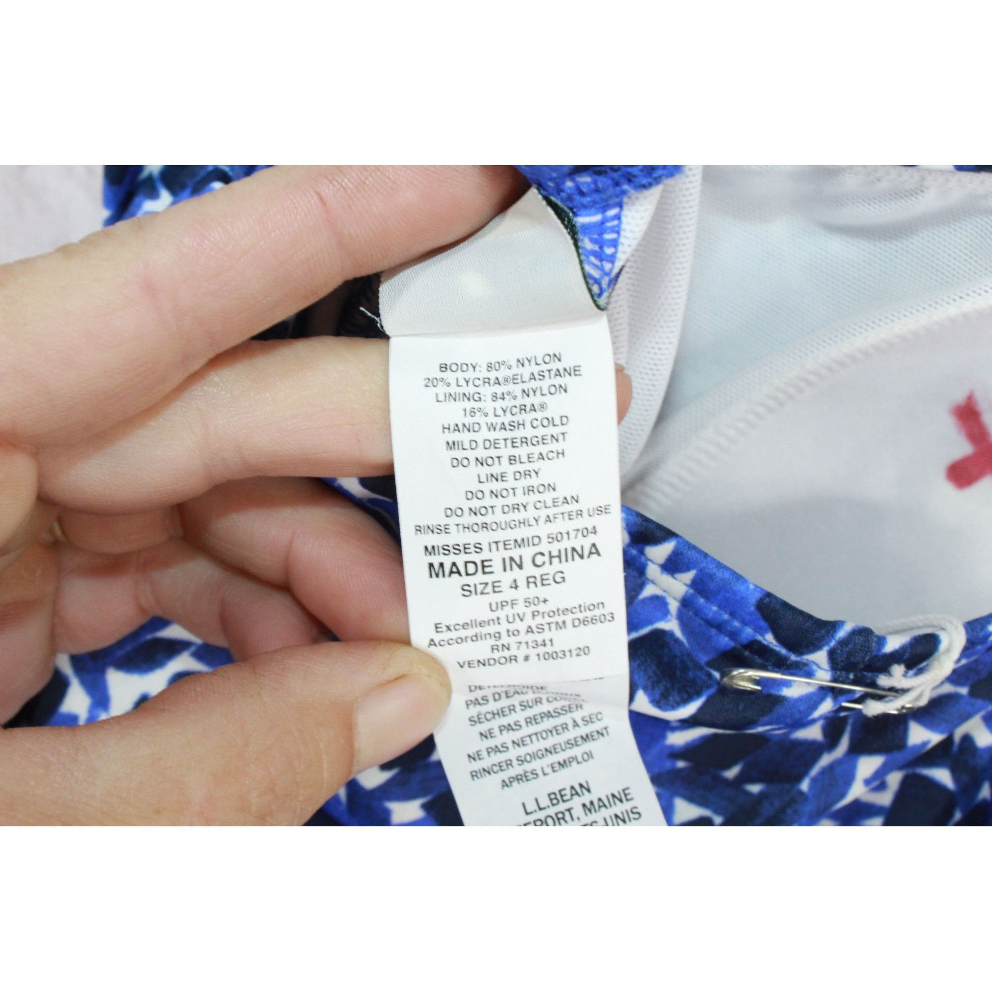 L.L. Bean LL Bean Women's BeanSport Swimwear Squareneck Tankini Top Size S / US 4 / IT 40 - 8 Thumbnail