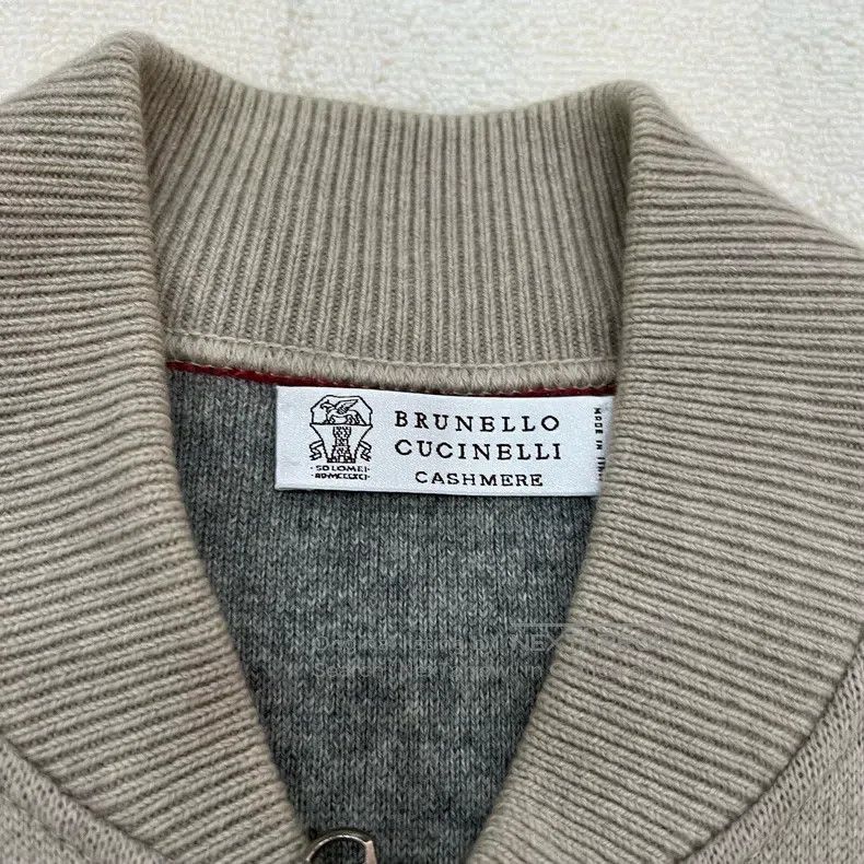 Brunello Cucinelli Brunello Cucinelli Khaki cashmere jacket Size US M / EU 48-50 / 2 - 4 Thumbnail