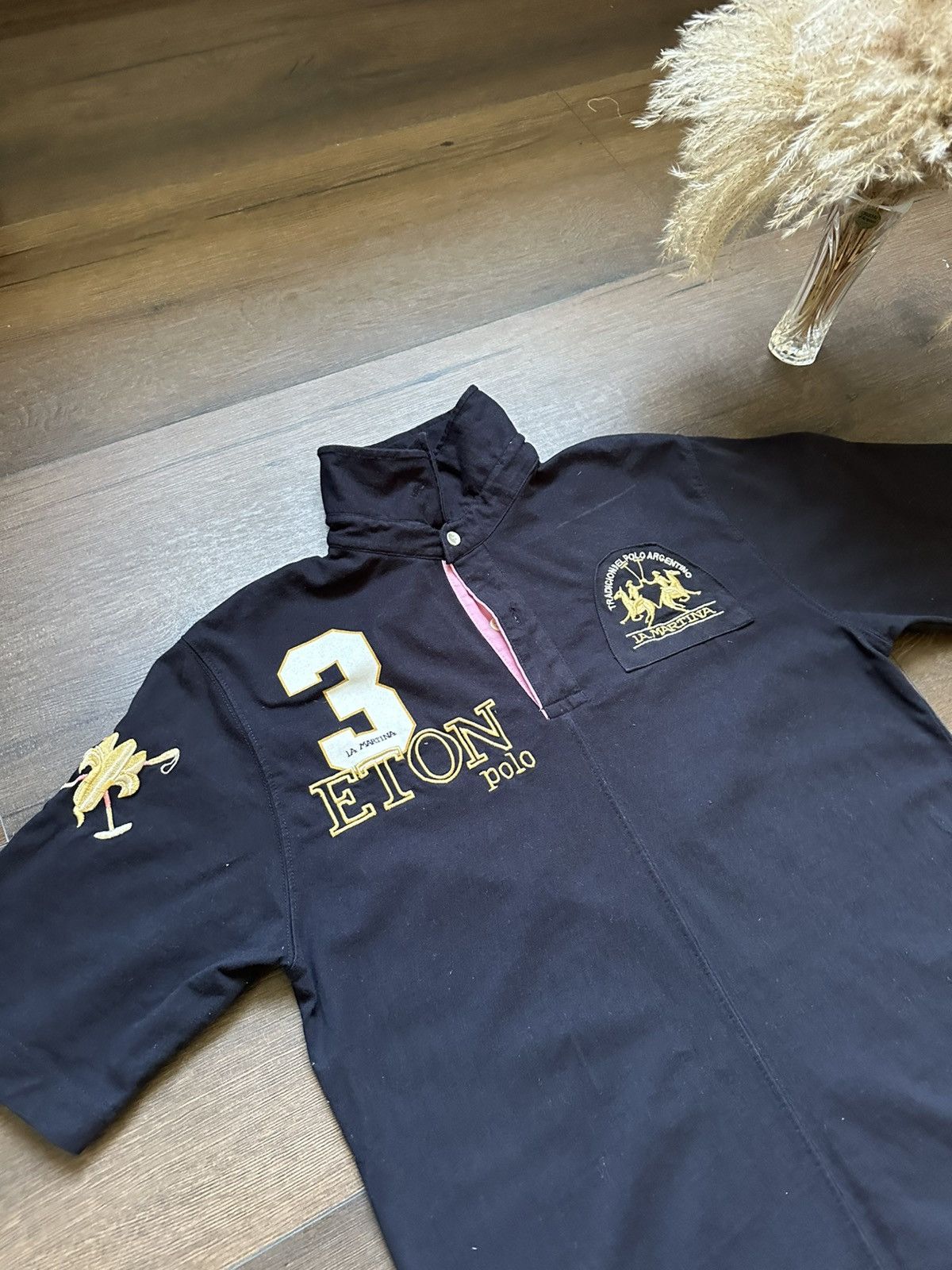 La Martina Vintage La Martina Y2K Polos Black Size US XL / EU 56 / 4 - 3 Thumbnail